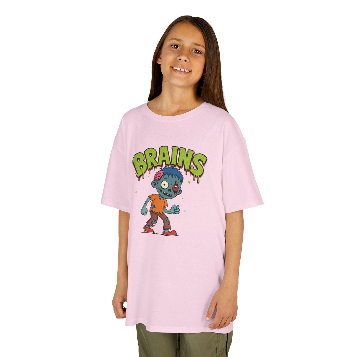 Brains Zombie Kids Halloween T-Shirt