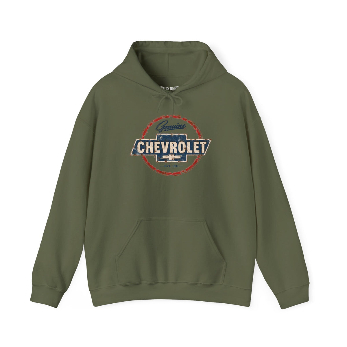 Vintage Genuine Chevrolet Graphic Hoodie | Retro Classic Car Sweatshirt