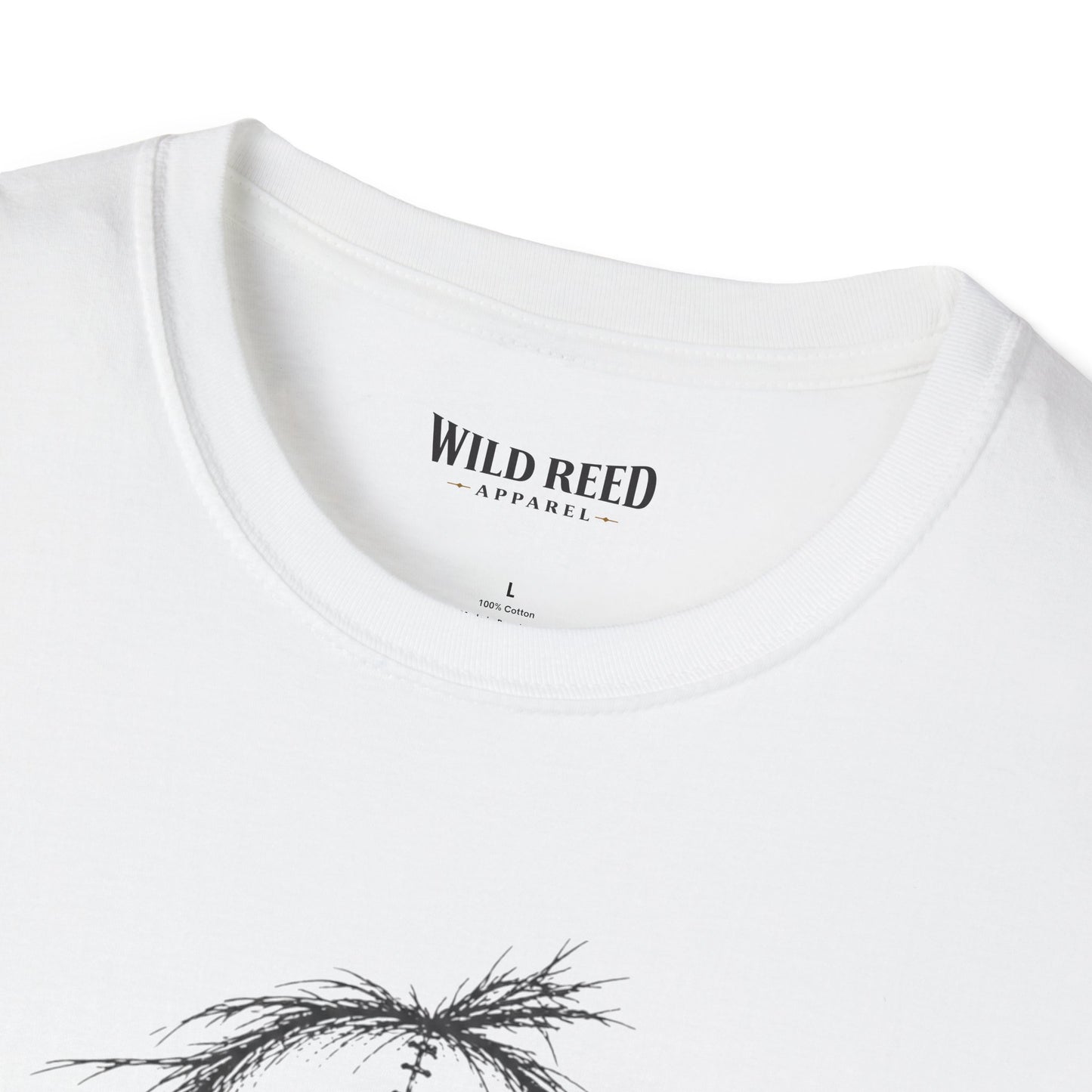 Wild Reed Apparel Creepy Ragdoll Halloween Shirt | Vintage Scarecrow Graphic Tee | Spooky Season Unisex T-Shirt
