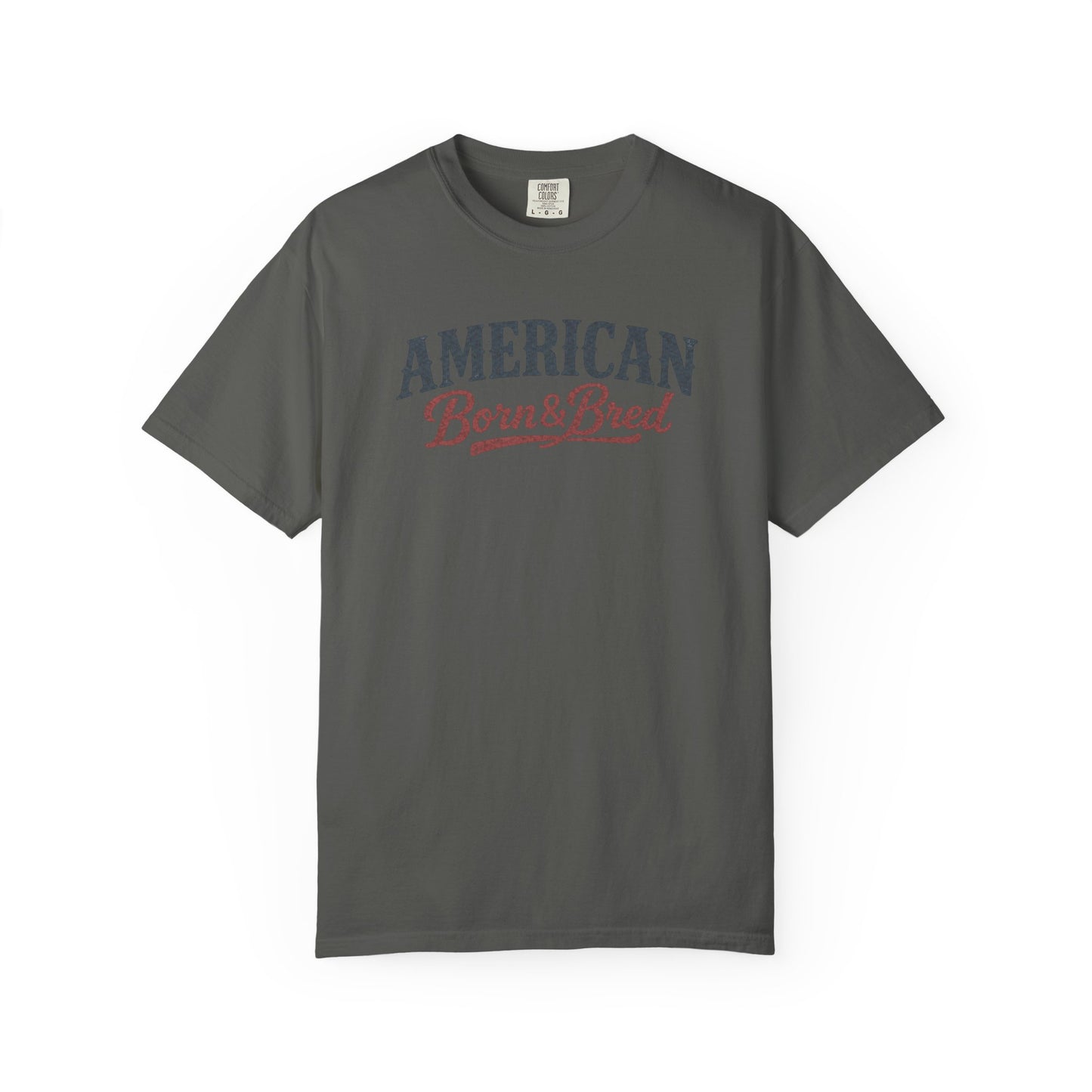 American Born & Bred Shirt, Patriotic Graphic Tee, Vintage Americana Shirt, Country Western Tee, USA Graphic Shirt