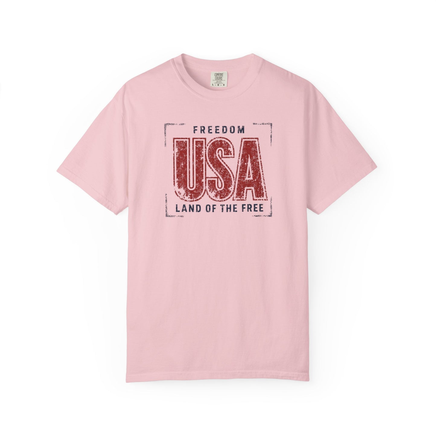 USA Freedom Land of the Free Vintage Patriotic T-Shirt