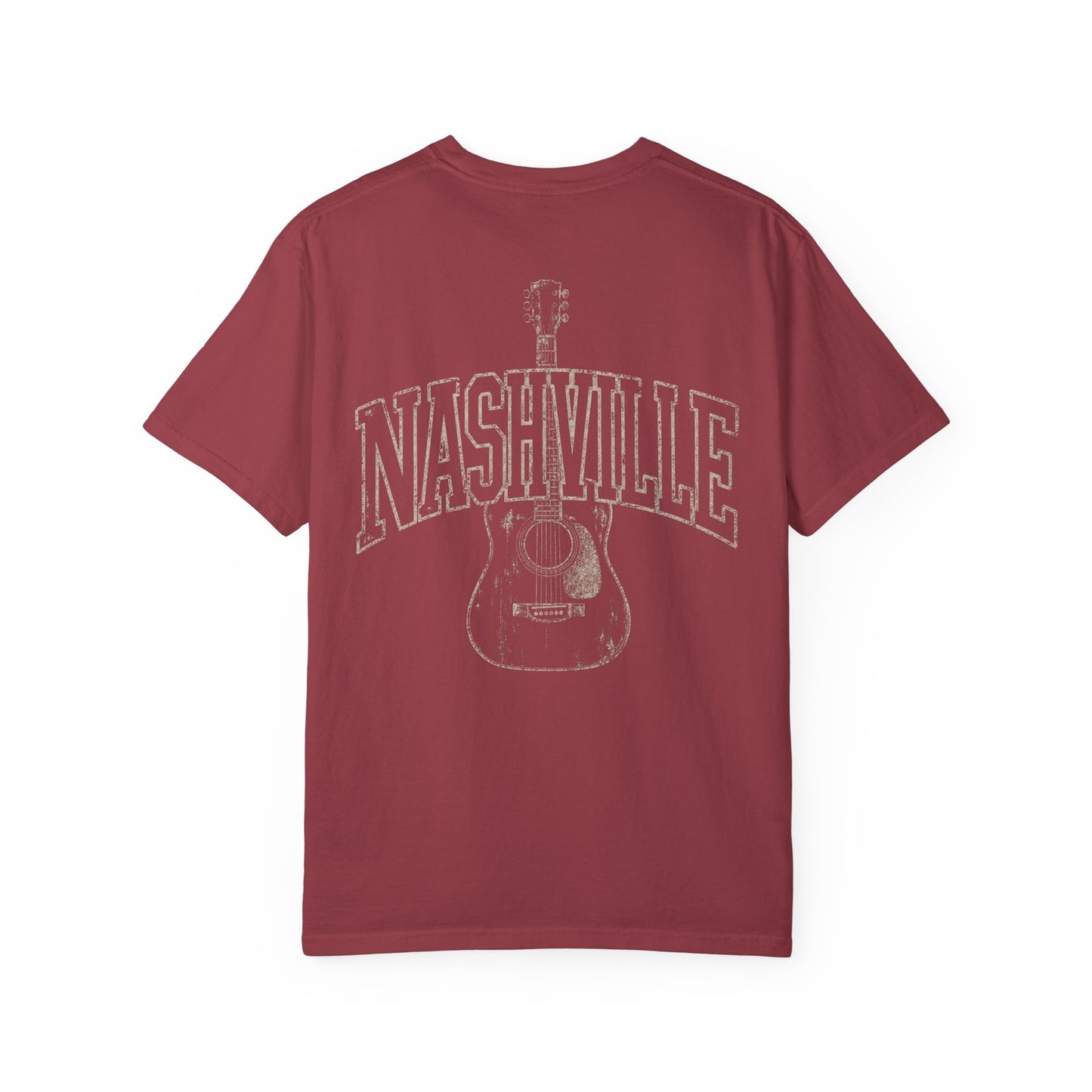 Nashville Guitar Graphic Tee | Vintage Country Music Shirt