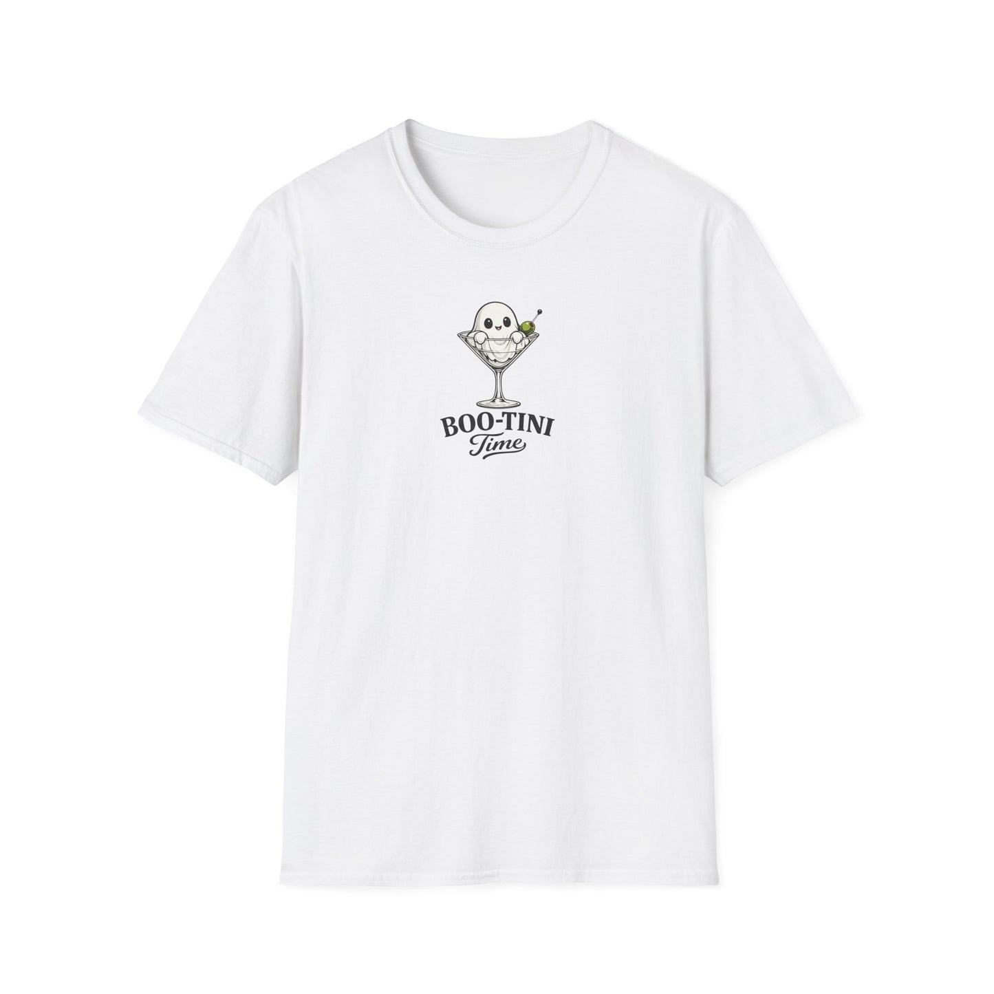 Boo-Tini Time Cute Ghost Martini Halloween T-Shirt