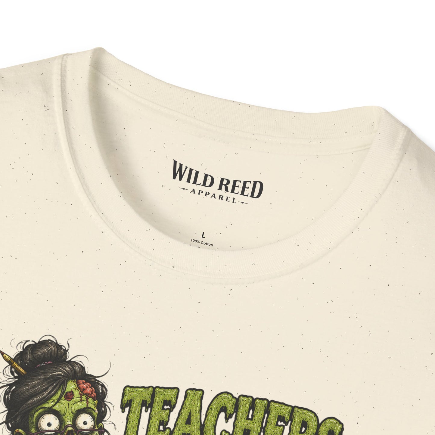 Teachers Love Brains Funny Zombie Teacher Graphic Tee