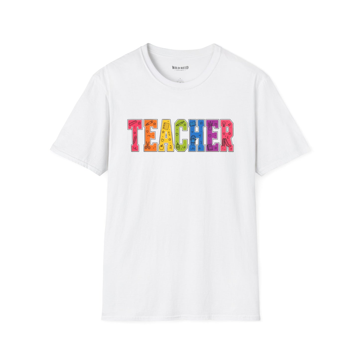 Teacher Shirt | Colorful Teacher Tee | Back to School Graphic T-Shirt