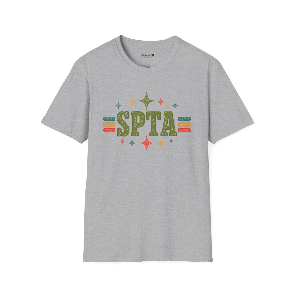 SPTA Retro Collegiate Graphic Tee | School Support Staff Shirt