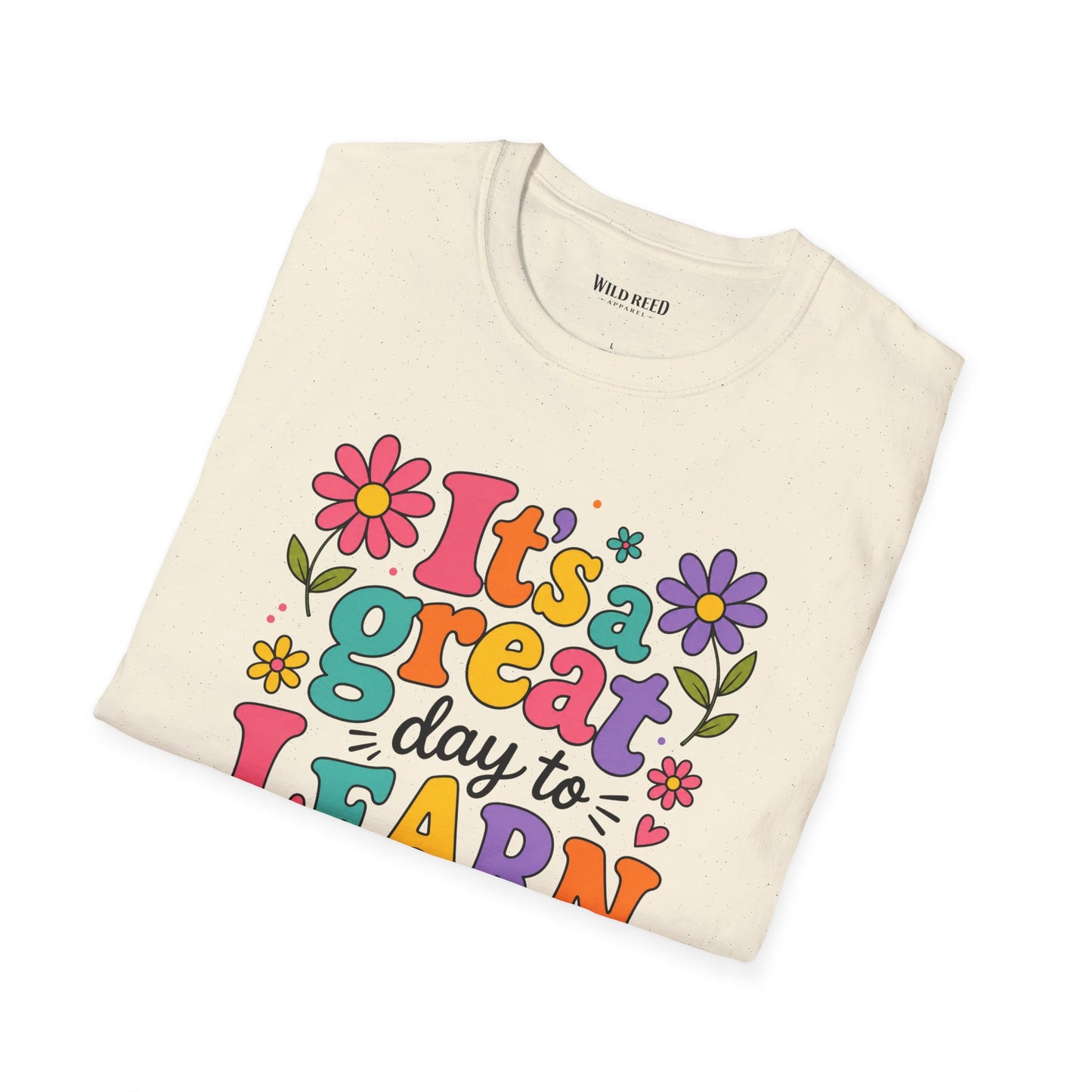 It's a Great Day to Learn Shirt | Teacher Tee | Colorful Back to School Graphic T-Shirt