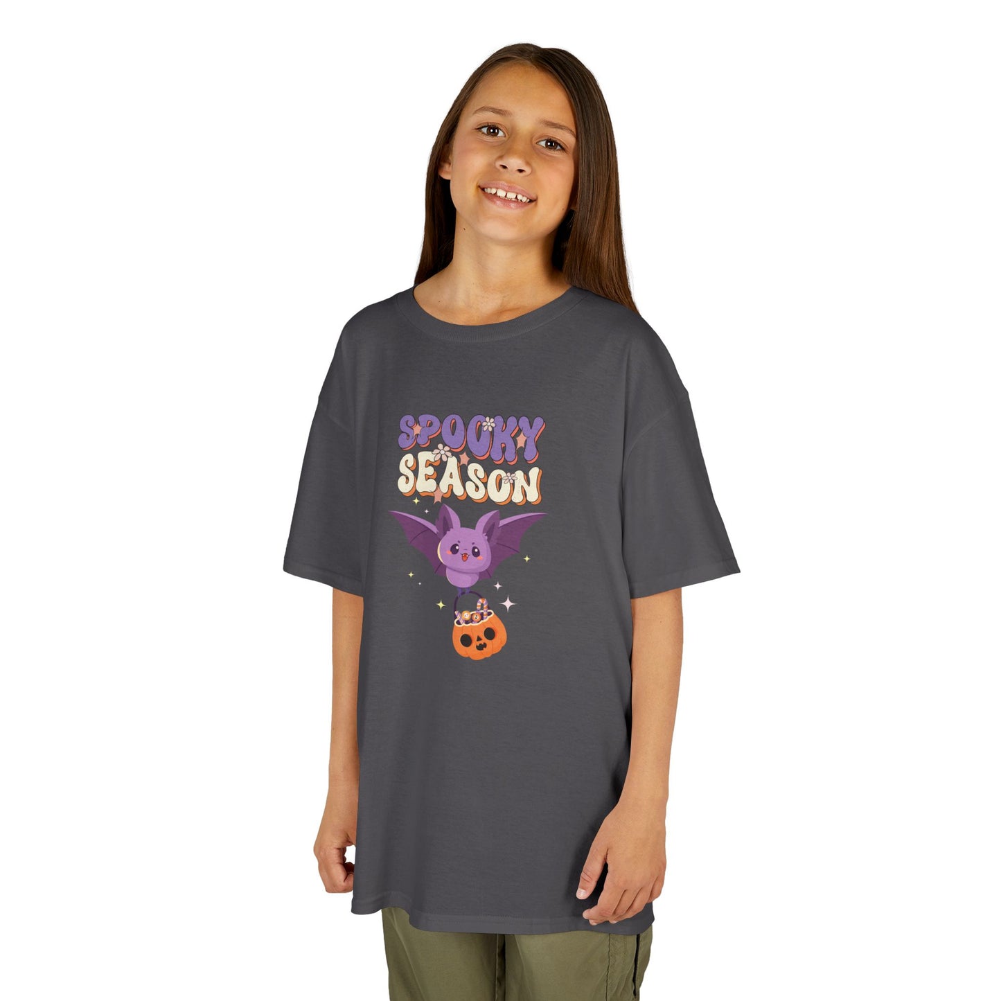 Spooky Season Bat Kids Halloween T-Shirt