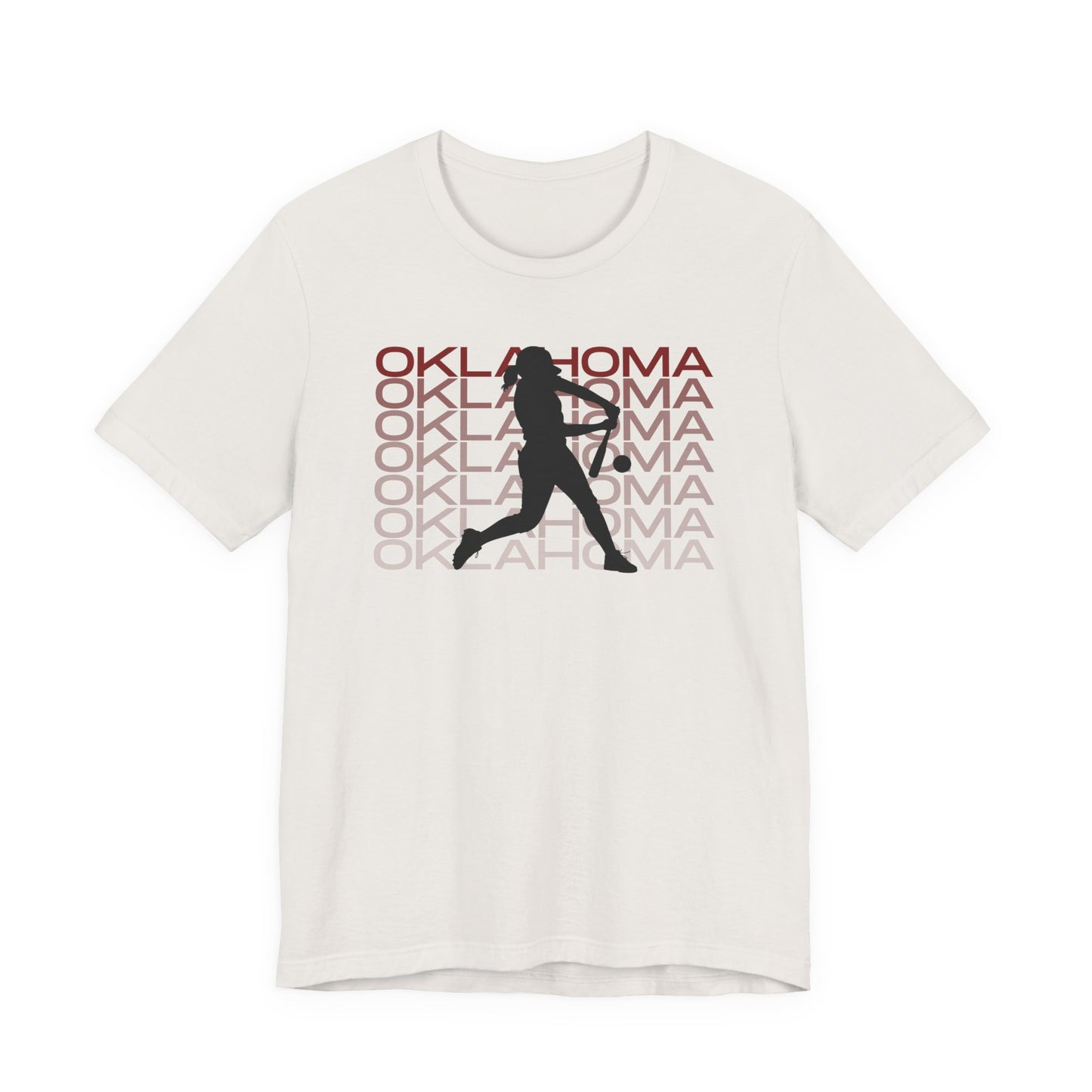 Oklahoma Softball Graphic Tee | Athletic Heather Bella Canvas Shirt | Softball Fan Tee | Game Day Shirt