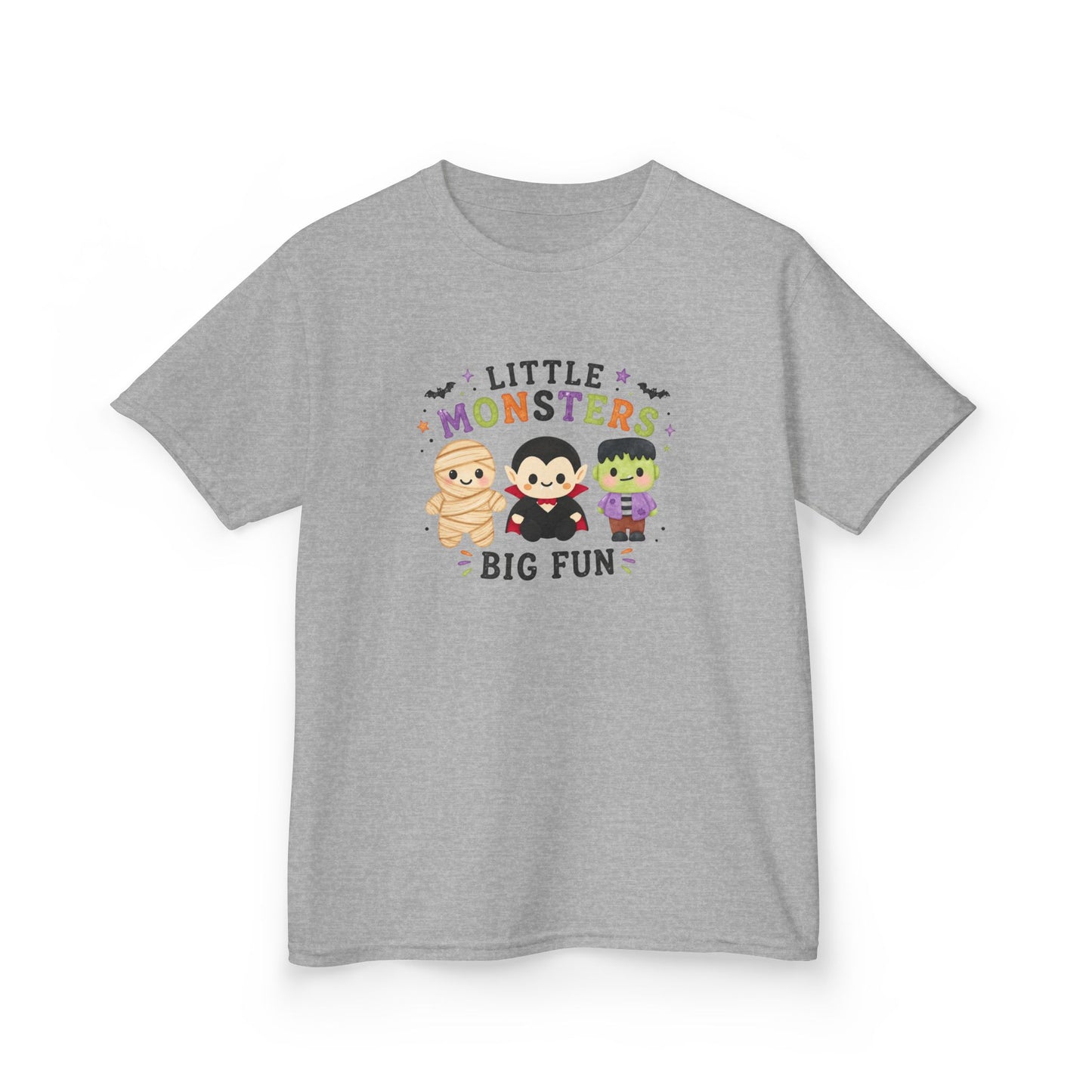 Little Monster Big Fun Kids Halloween T-Shirt