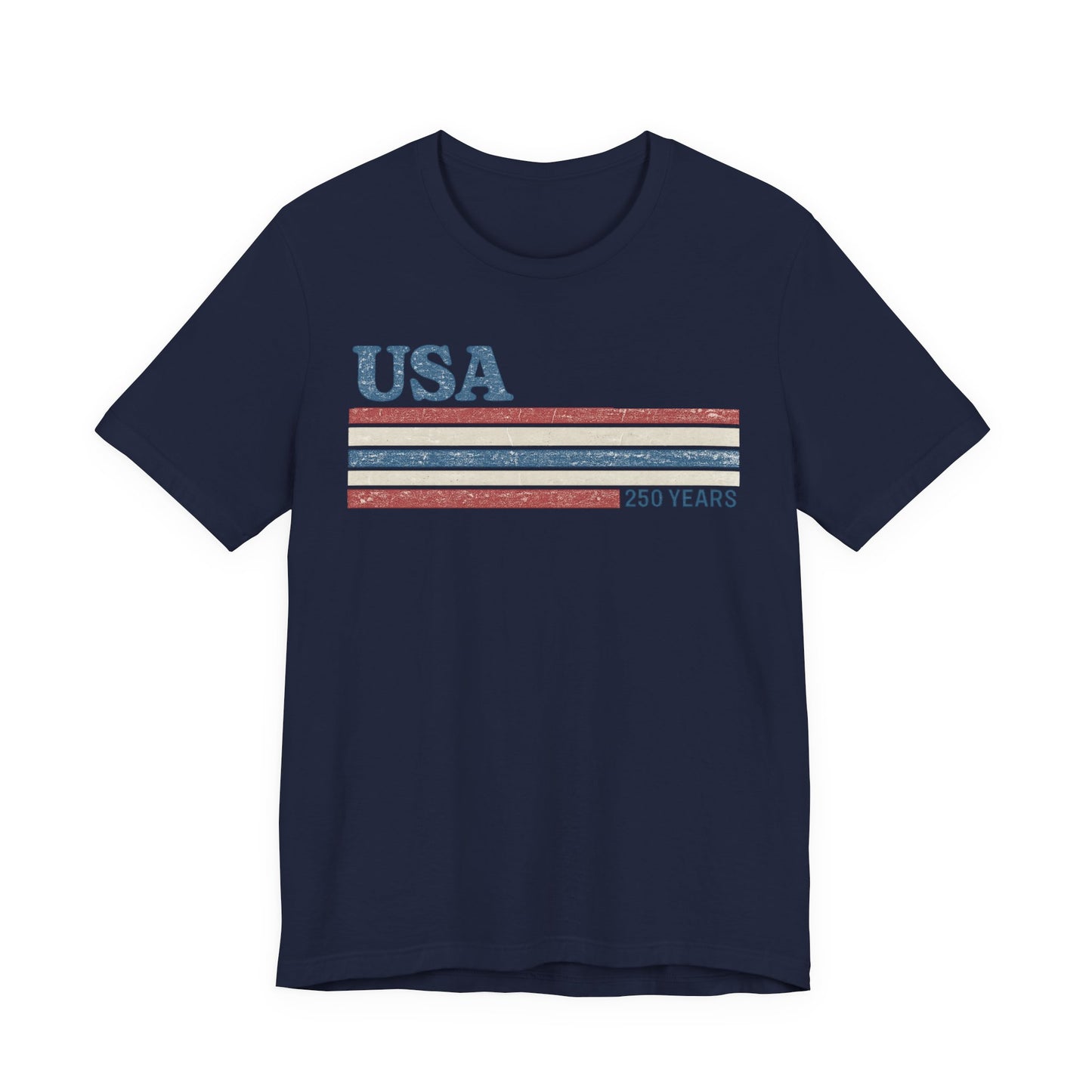 USA 250 Years Vintage Patriotic Tee