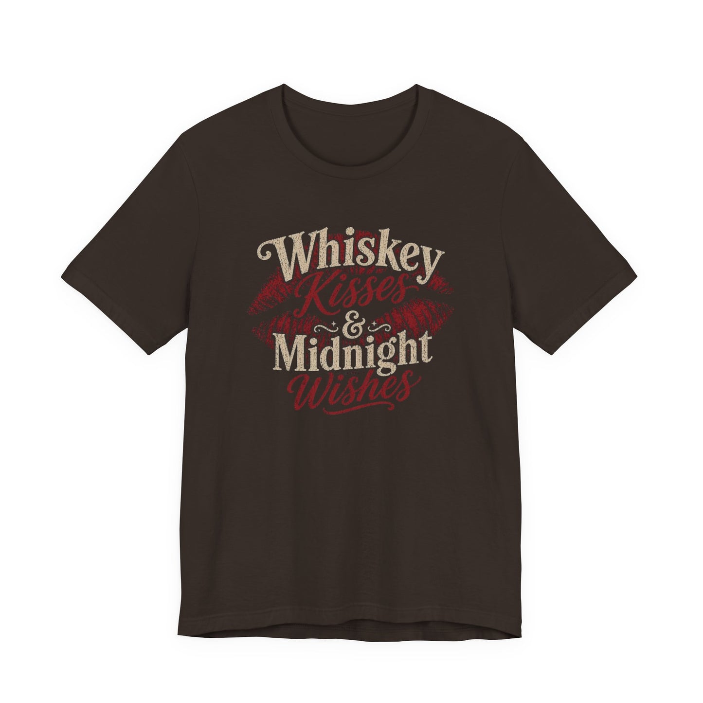 Whiskey Kisses & Midnight Wishes Vintage Graphic Tee