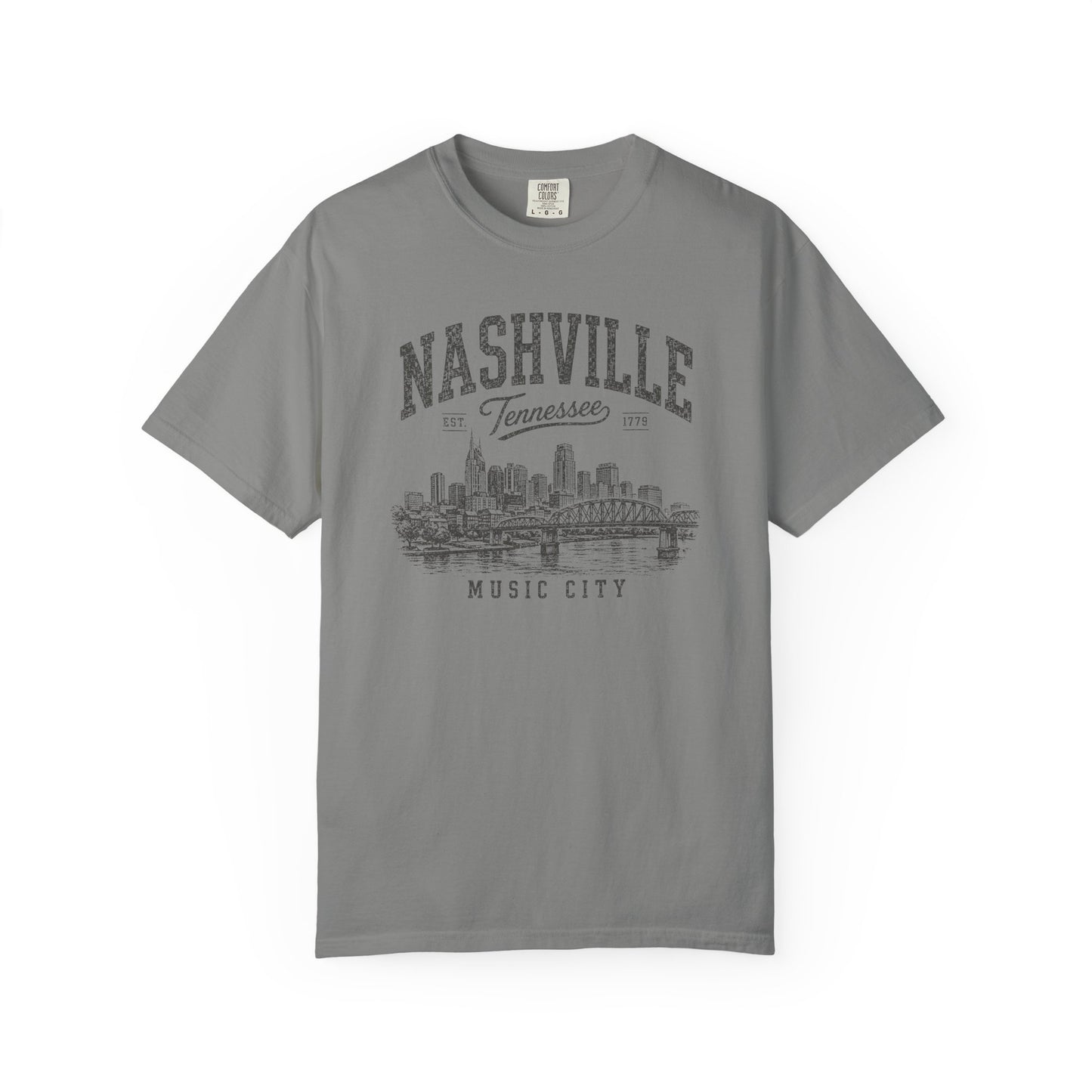 Nashville Tennessee Vintage Graphic T-Shirt | Music City Heritage Tee