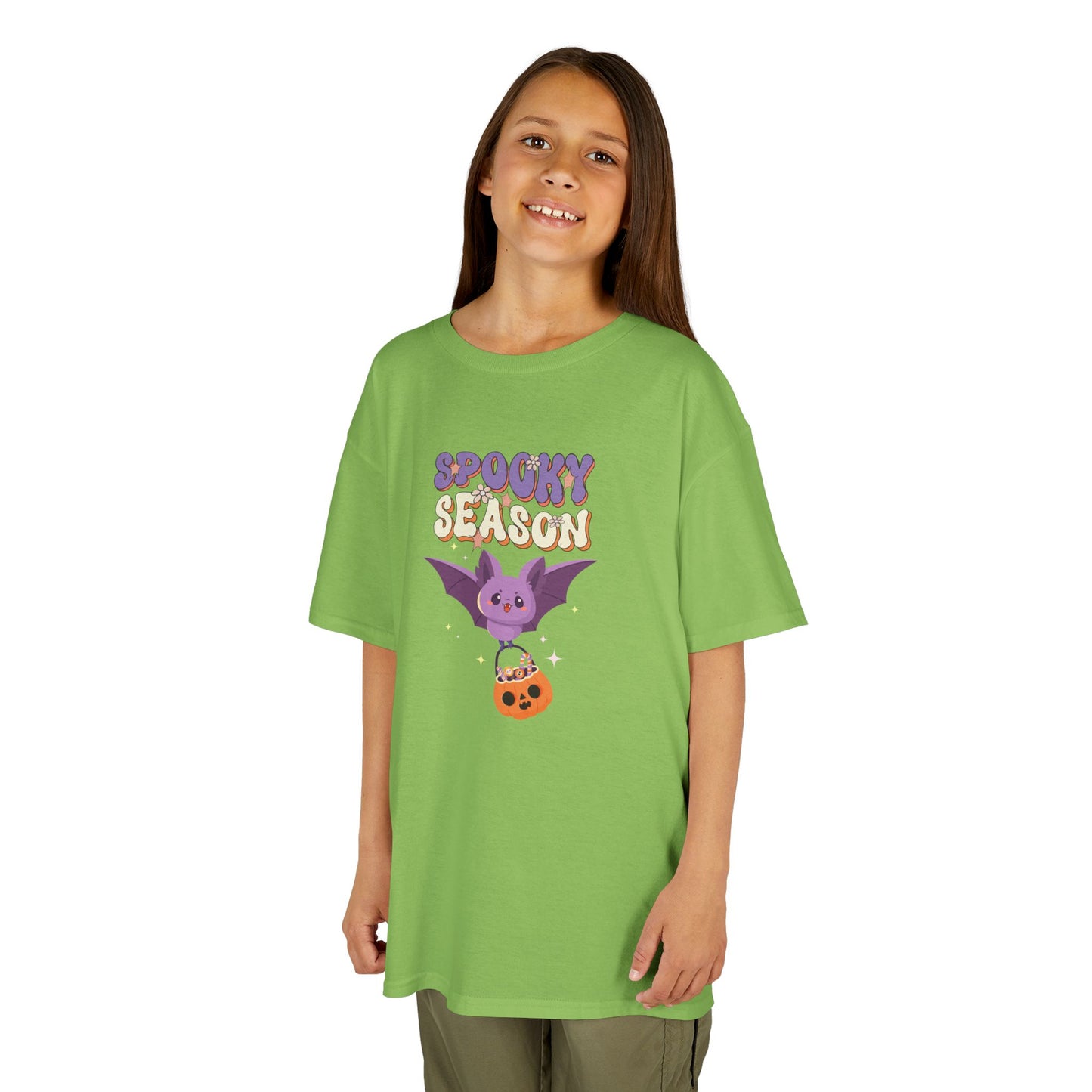 Spooky Season Bat Kids Halloween T-Shirt