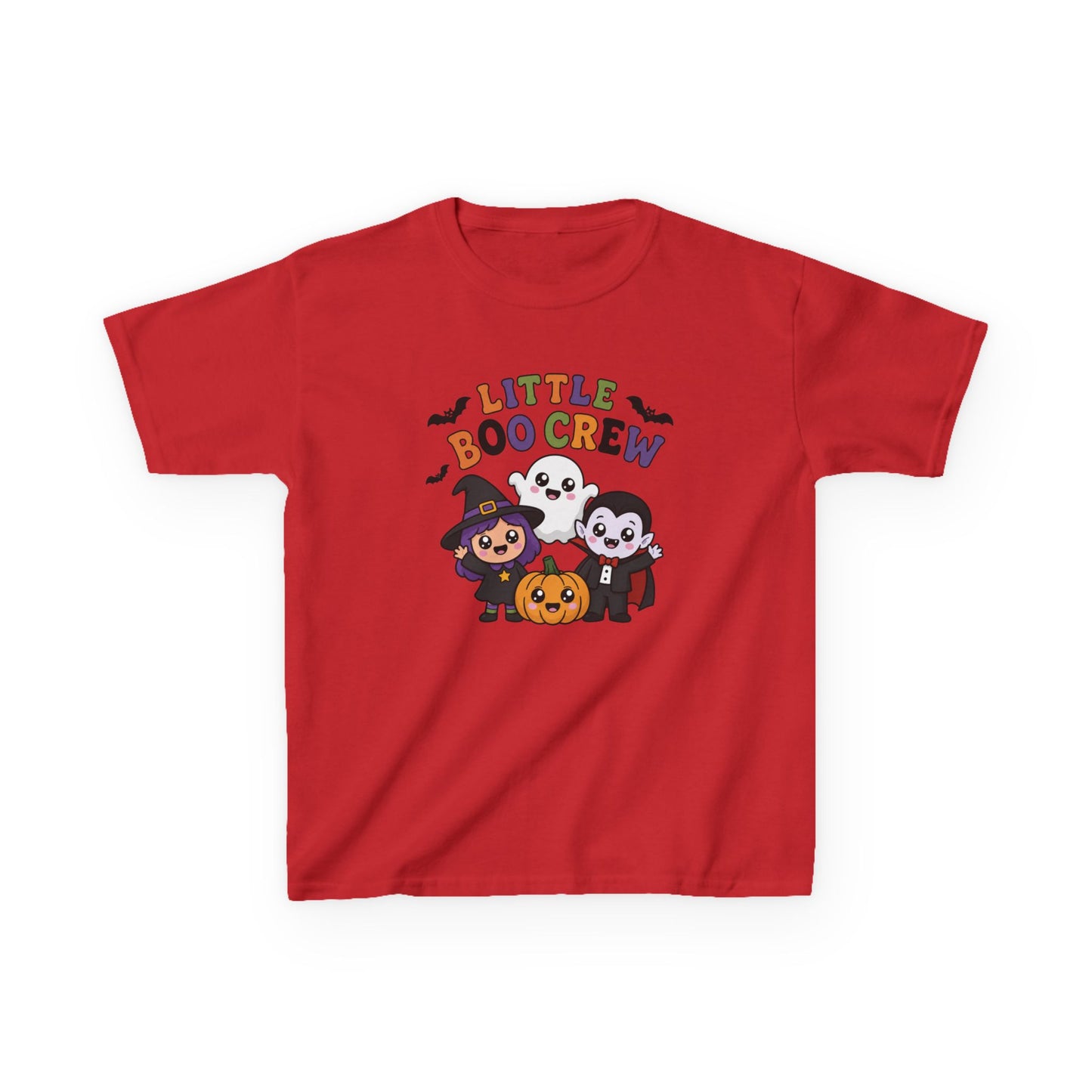Little Boo Crew Kids T-Shirt | Cute Halloween Friends Youth Graphic Tee for Boys & Girls
