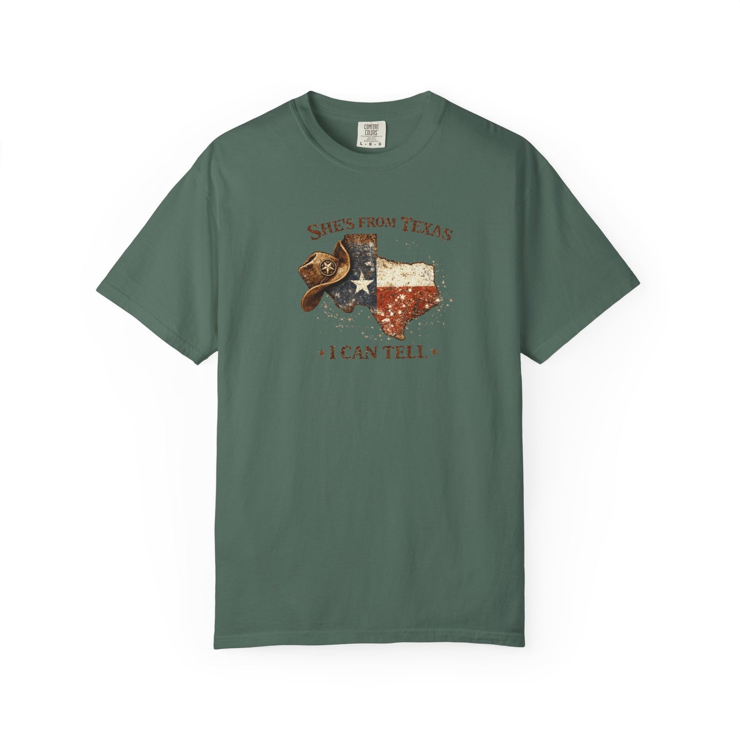 She’s From Texas I Can Tell Shirt | Vintage Texas Graphic Tee