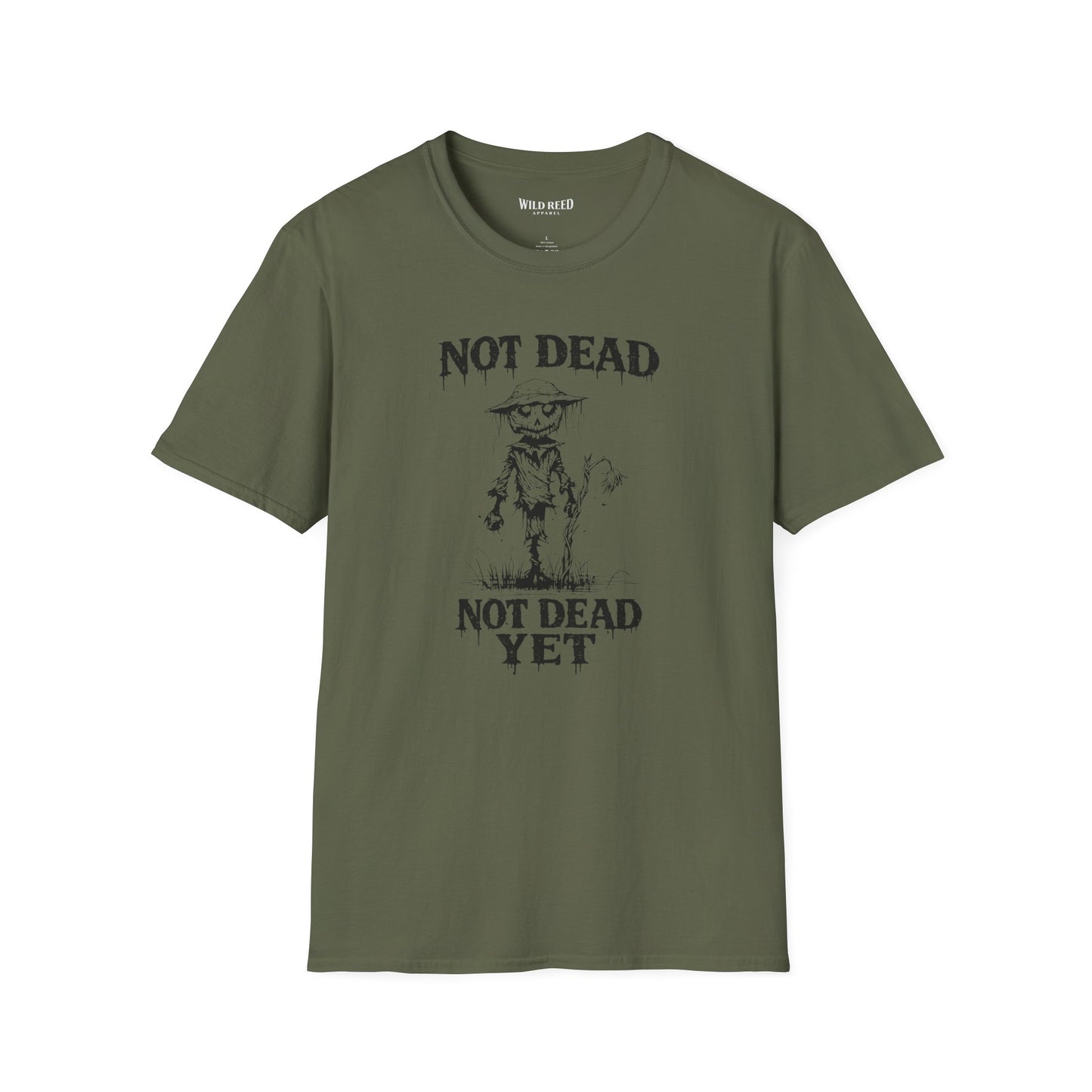 Not Dead Yet Scarecrow Halloween T-Shirt