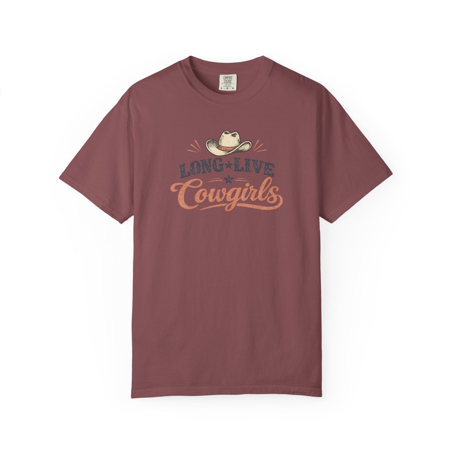 Long Live Cowgirls Vintage Western Graphic Tee | Distressed Country Shirt | Cowgirl Concert Tee | Wild Range Collection