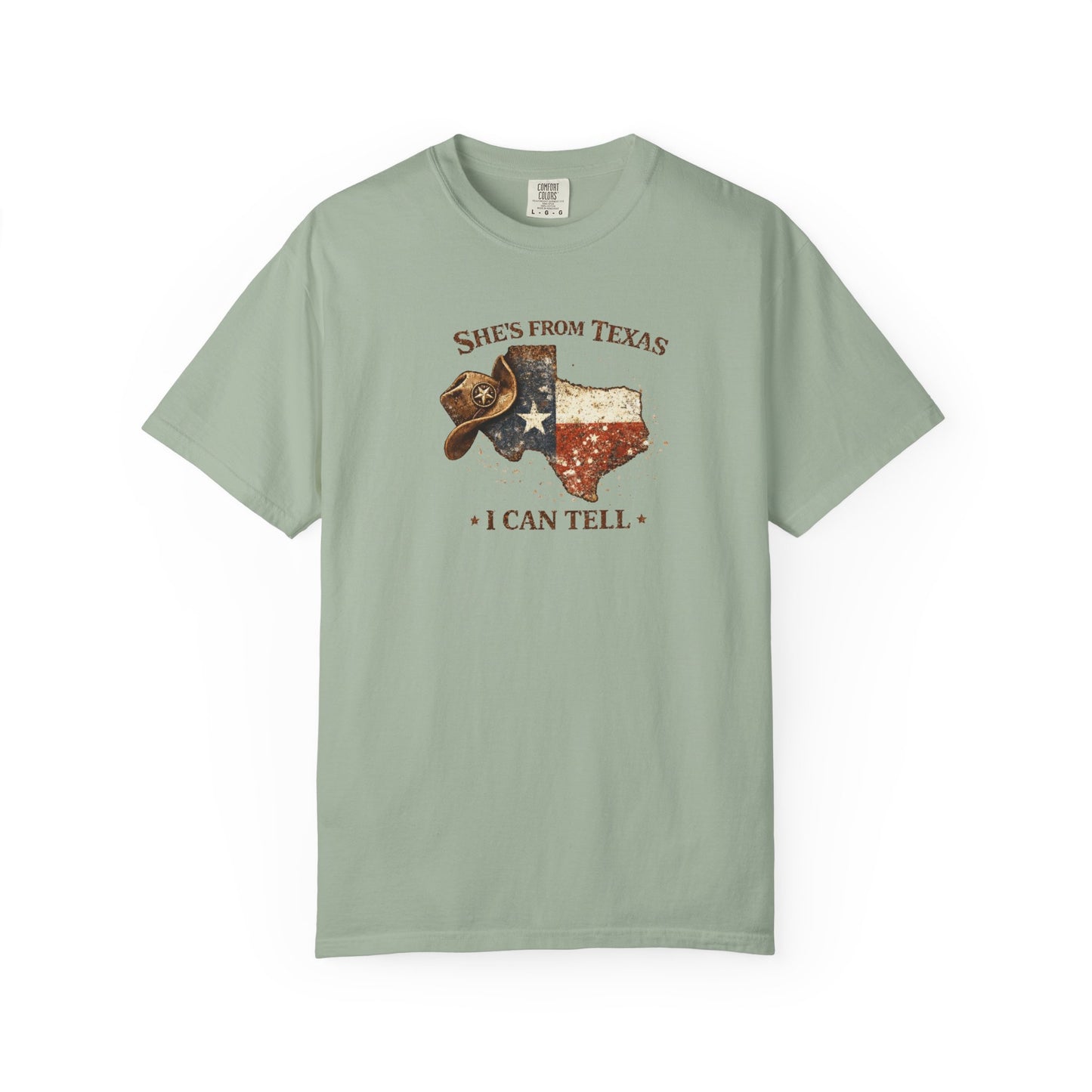 She’s From Texas I Can Tell Shirt | Vintage Texas Graphic Tee