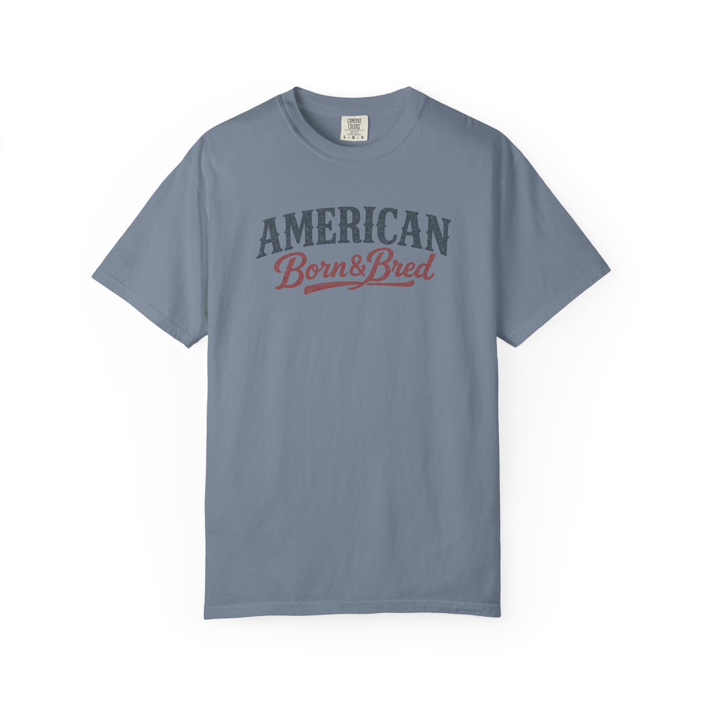 American Born & Bred Shirt, Patriotic Graphic Tee, Vintage Americana Shirt, Country Western Tee, USA Graphic Shirt