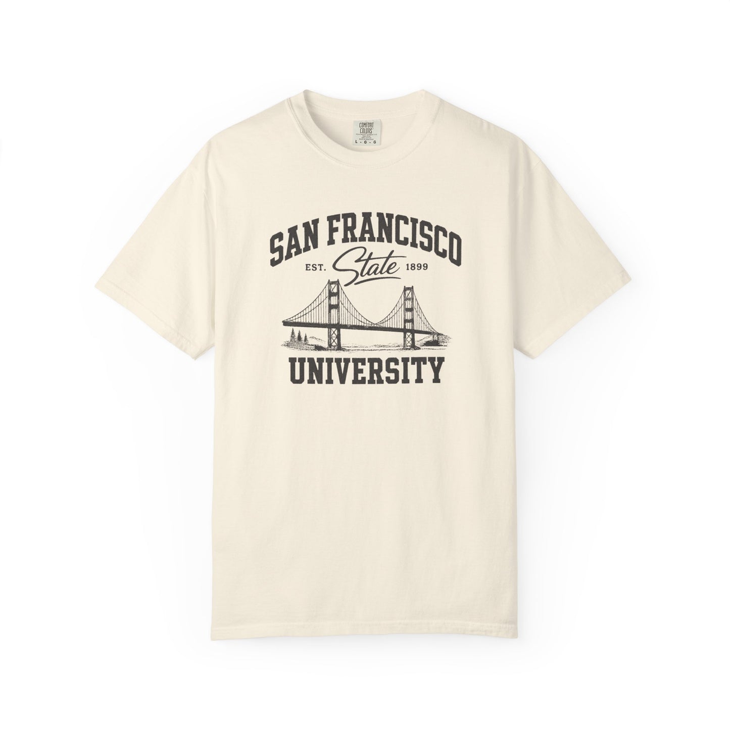 San Francisco State University Vintage Bridge Tee | Collegiate Graphic Shirt