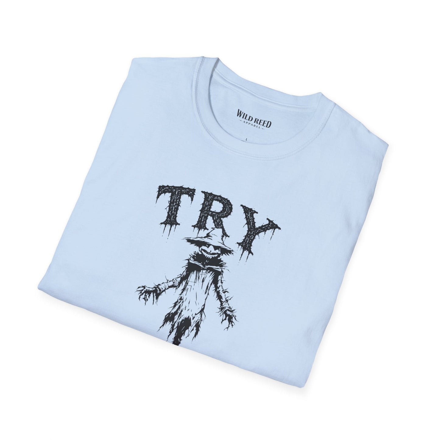 Try Me Creepy Scarecrow Halloween T-Shirt
