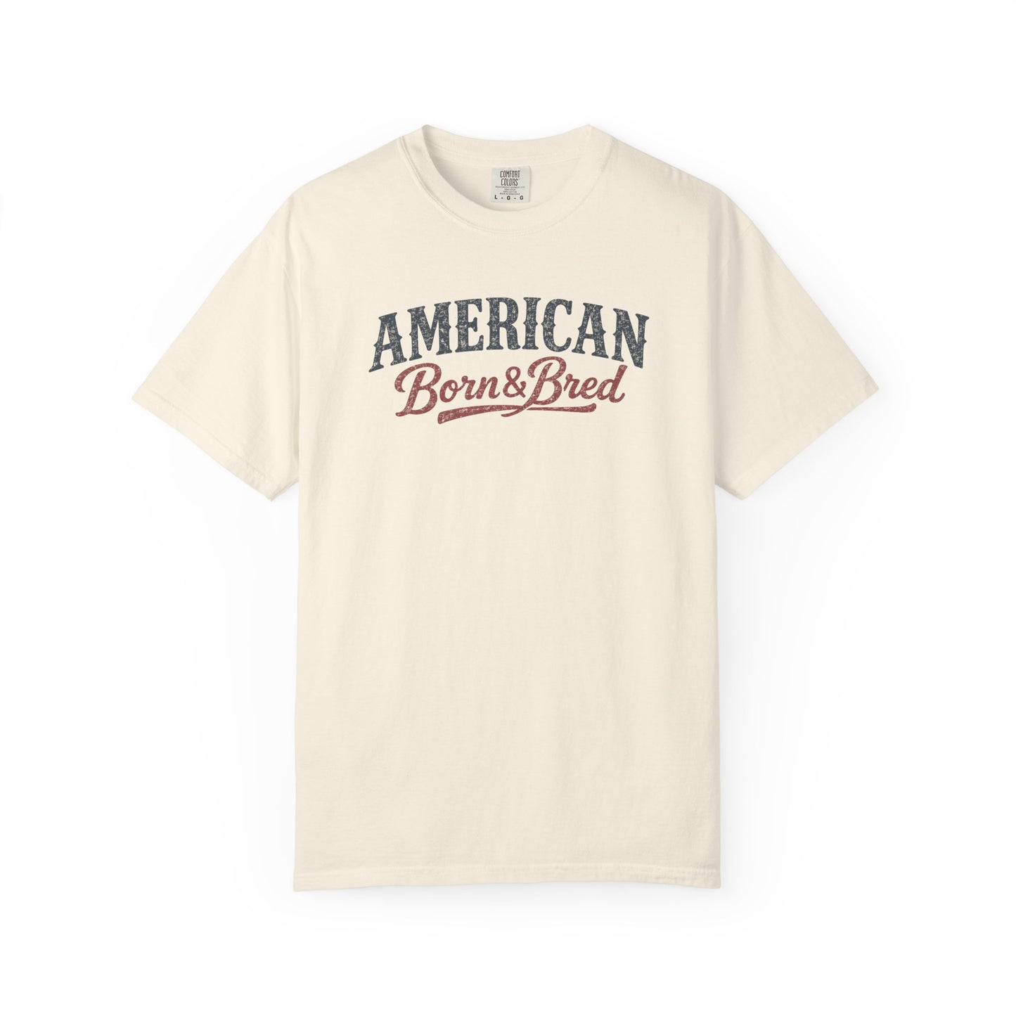 American Born & Bred Shirt, Patriotic Graphic Tee, Vintage Americana Shirt, Country Western Tee, USA Graphic Shirt