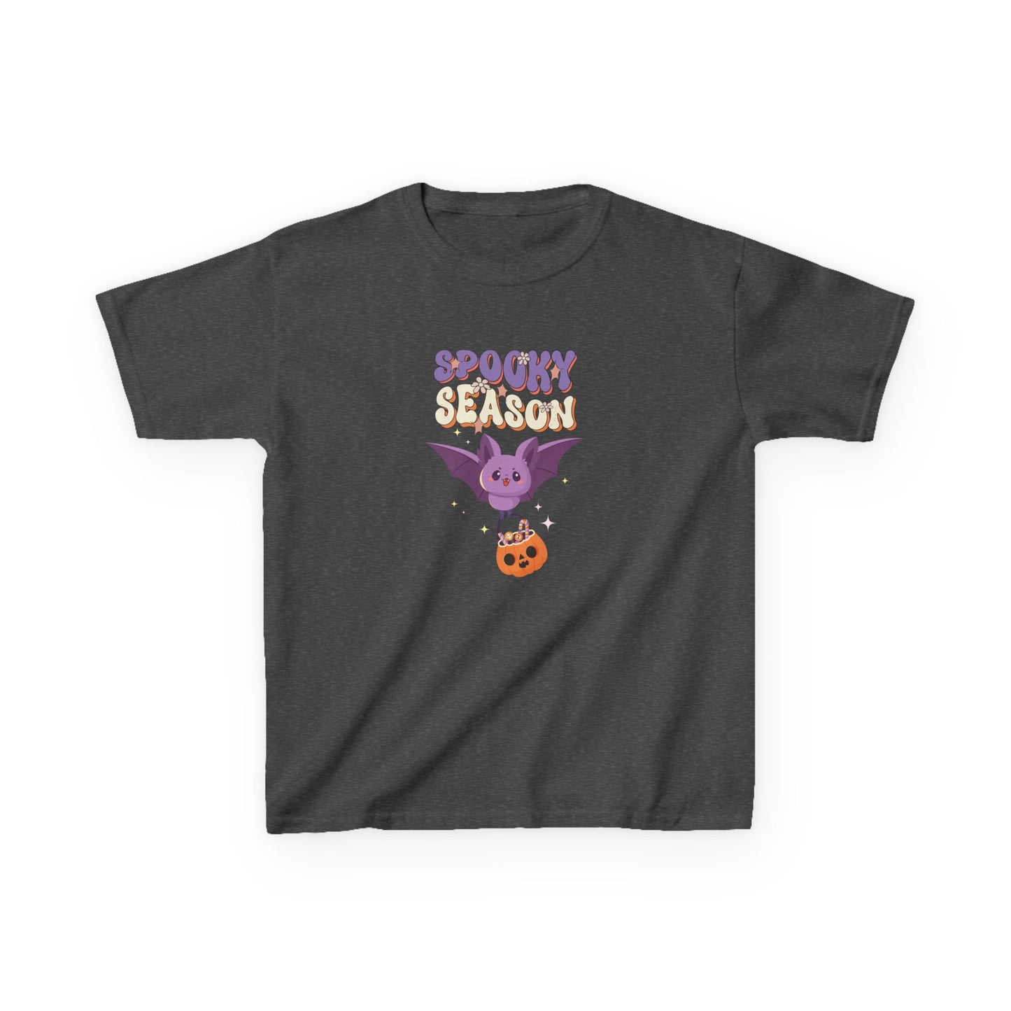Spooky Season Bat Kids Halloween T-Shirt