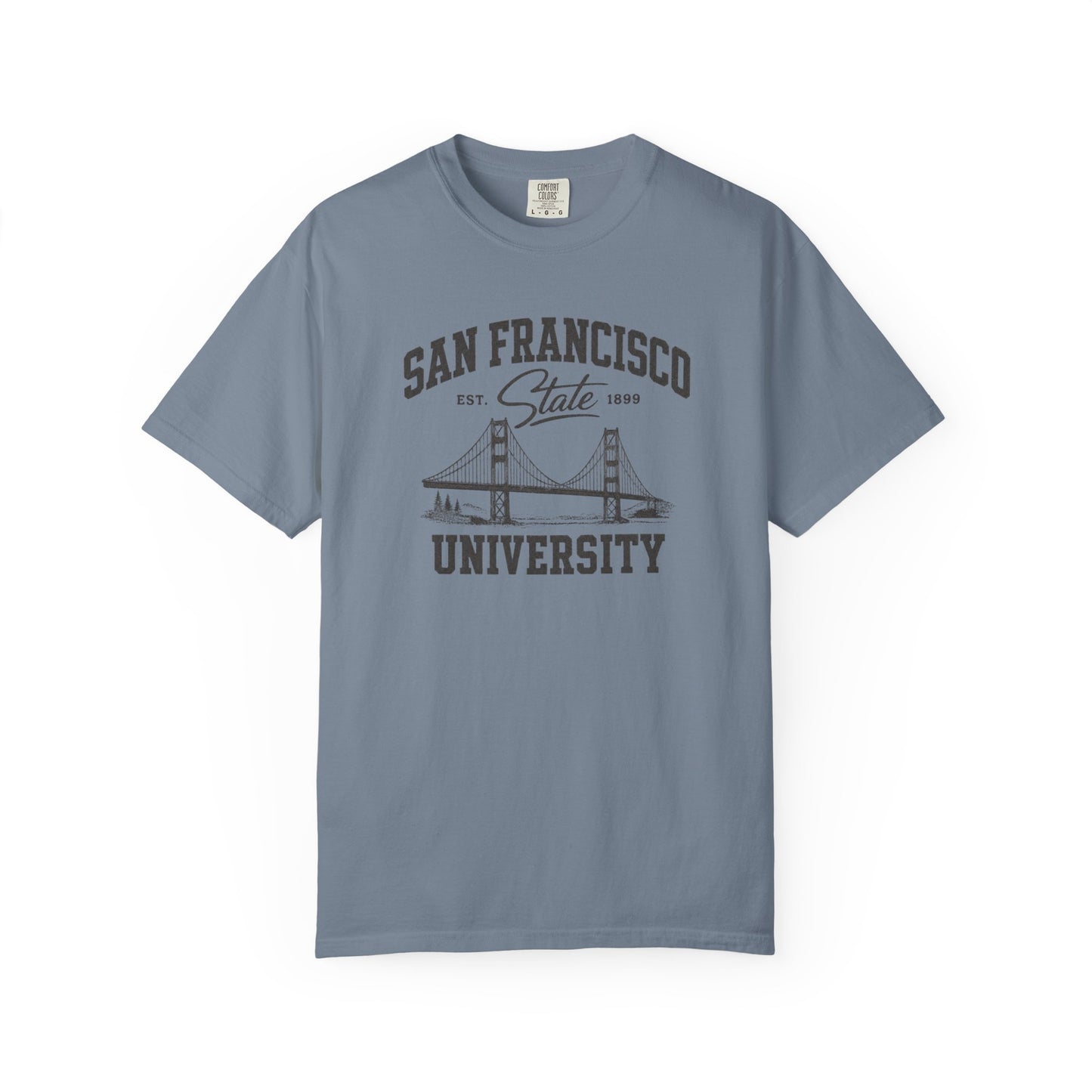 San Francisco State University Vintage Bridge Tee | Collegiate Graphic Shirt