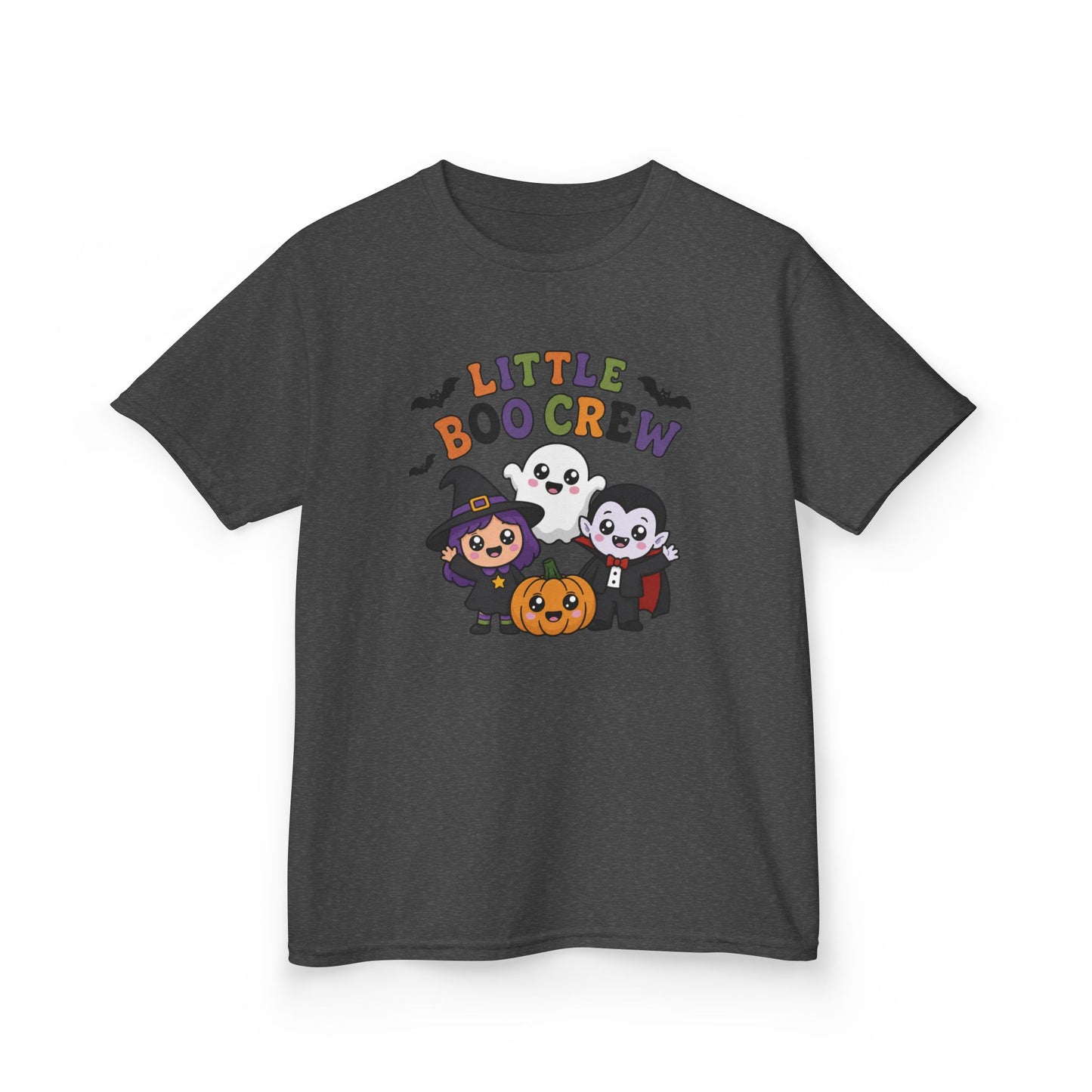 Little Boo Crew Kids T-Shirt | Cute Halloween Friends Youth Graphic Tee for Boys & Girls
