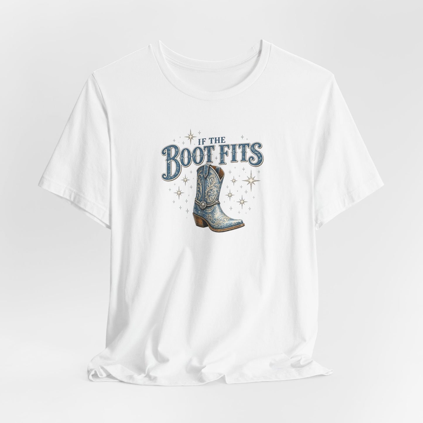 If The Boot Fits Shirt • Western Graphic Tee • Cowgirl Boot Shirt • Country Concert Outfit Tee • Cute Rodeo Shirt | Wild Reed Apparel