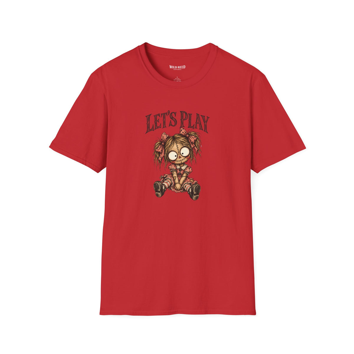 Let’s Play Creepy Doll Halloween T-Shirt