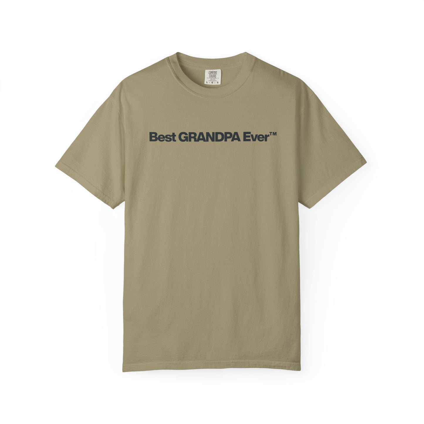 Best Grandpa Ever™ Shirt, Minimalist Grandpa Graphic Tee, Father’s Day Gift for Grandpa, Vintage Comfort Colors Shirt