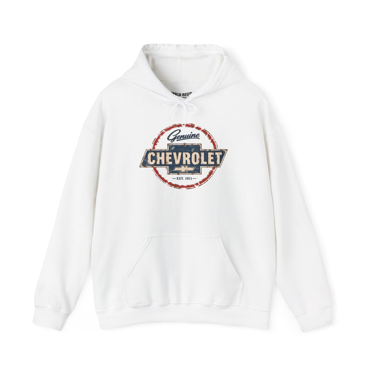Vintage Genuine Chevrolet Graphic Hoodie | Retro Classic Car Sweatshirt