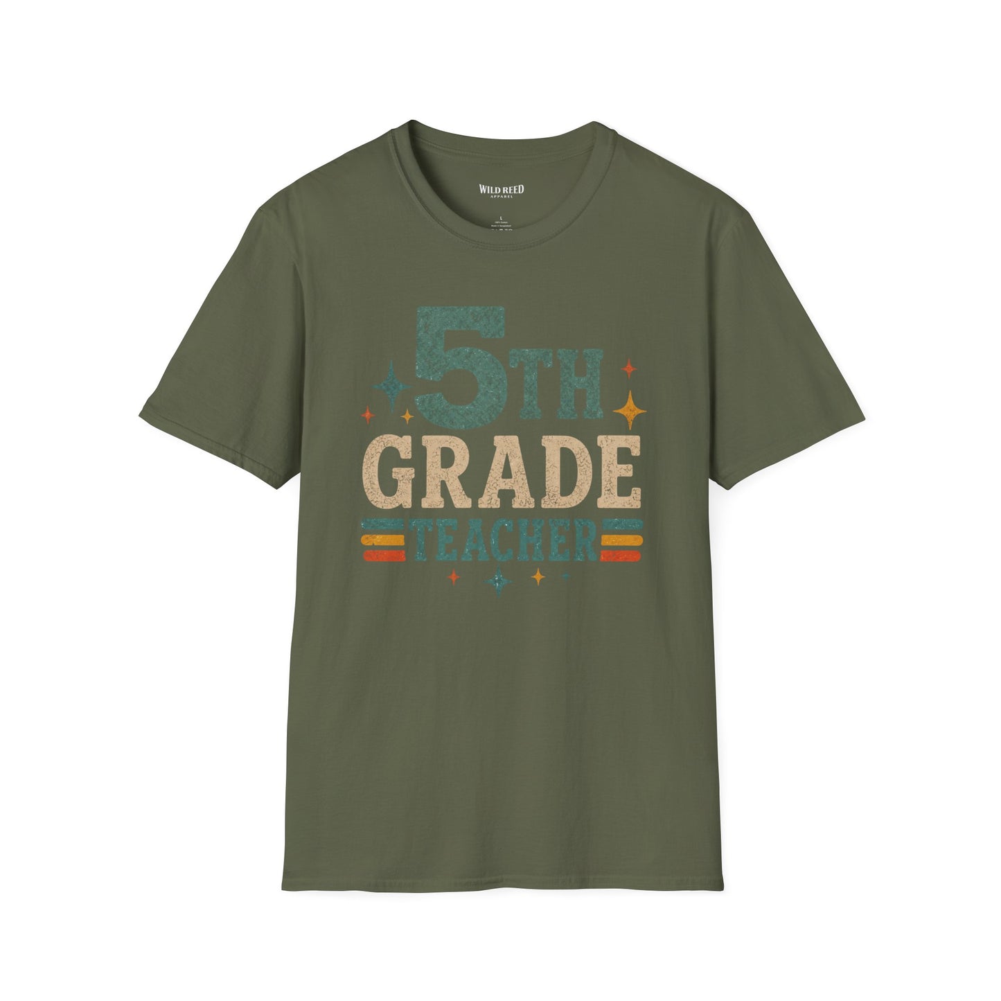 5th Grade Teacher Shirt, Retro Teacher Tee, Fifth Grade Shirt, Back to School Shirt, Teacher Gift, Classroom Shirt, Educator Tee