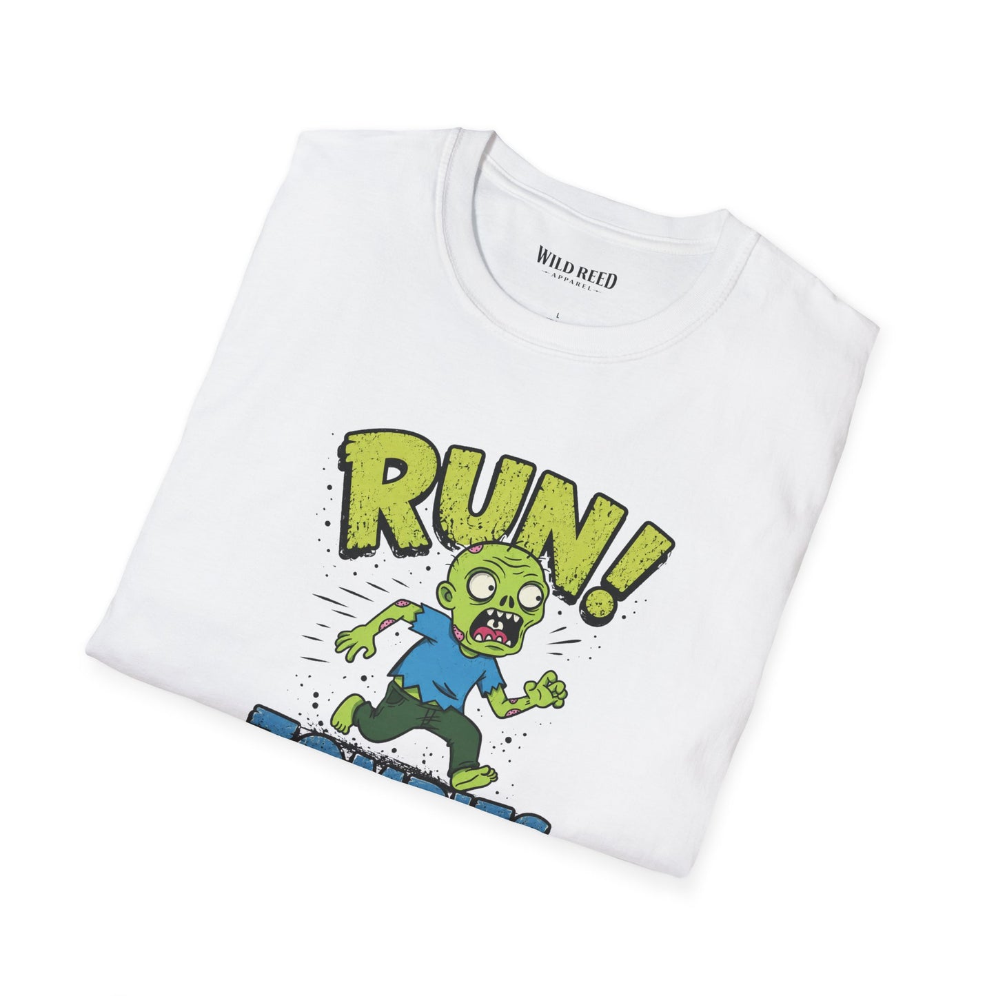 Run! Zombies Are Coming Funny Zombie Graphic Tee