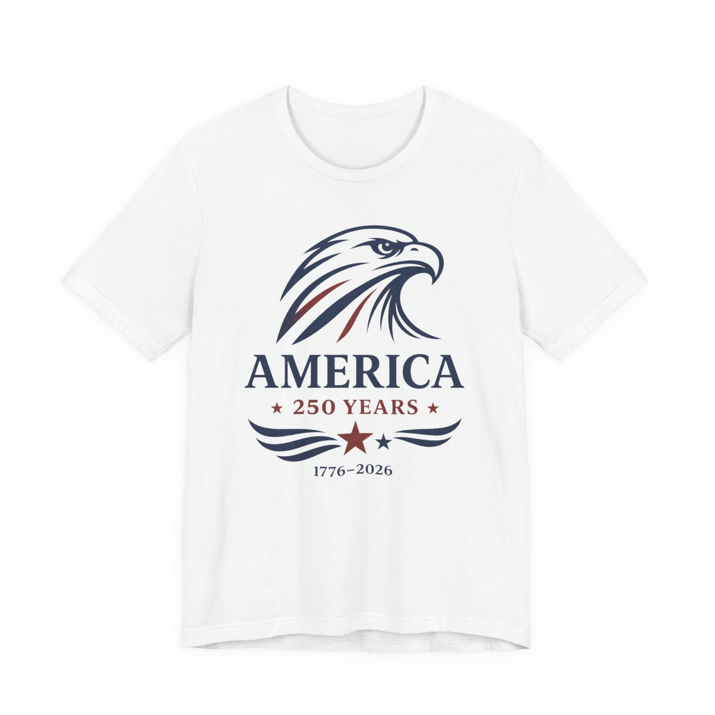 America 250 Years Eagle Graphic Tee • 1776–2026 Patriotic Shirt • Vintage USA Independence T-Shirt • Wild Reed Apparel