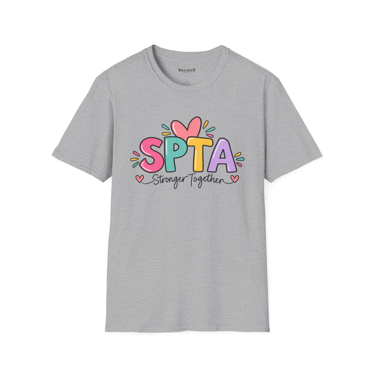 SPTA Stronger Together Graphic Tee | School Support Staff Shirt