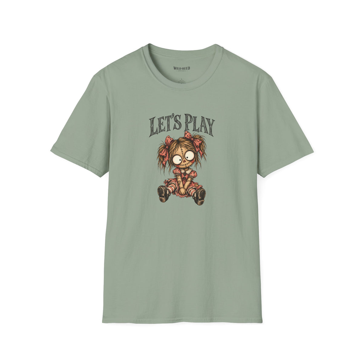 Let’s Play Creepy Doll Halloween T-Shirt