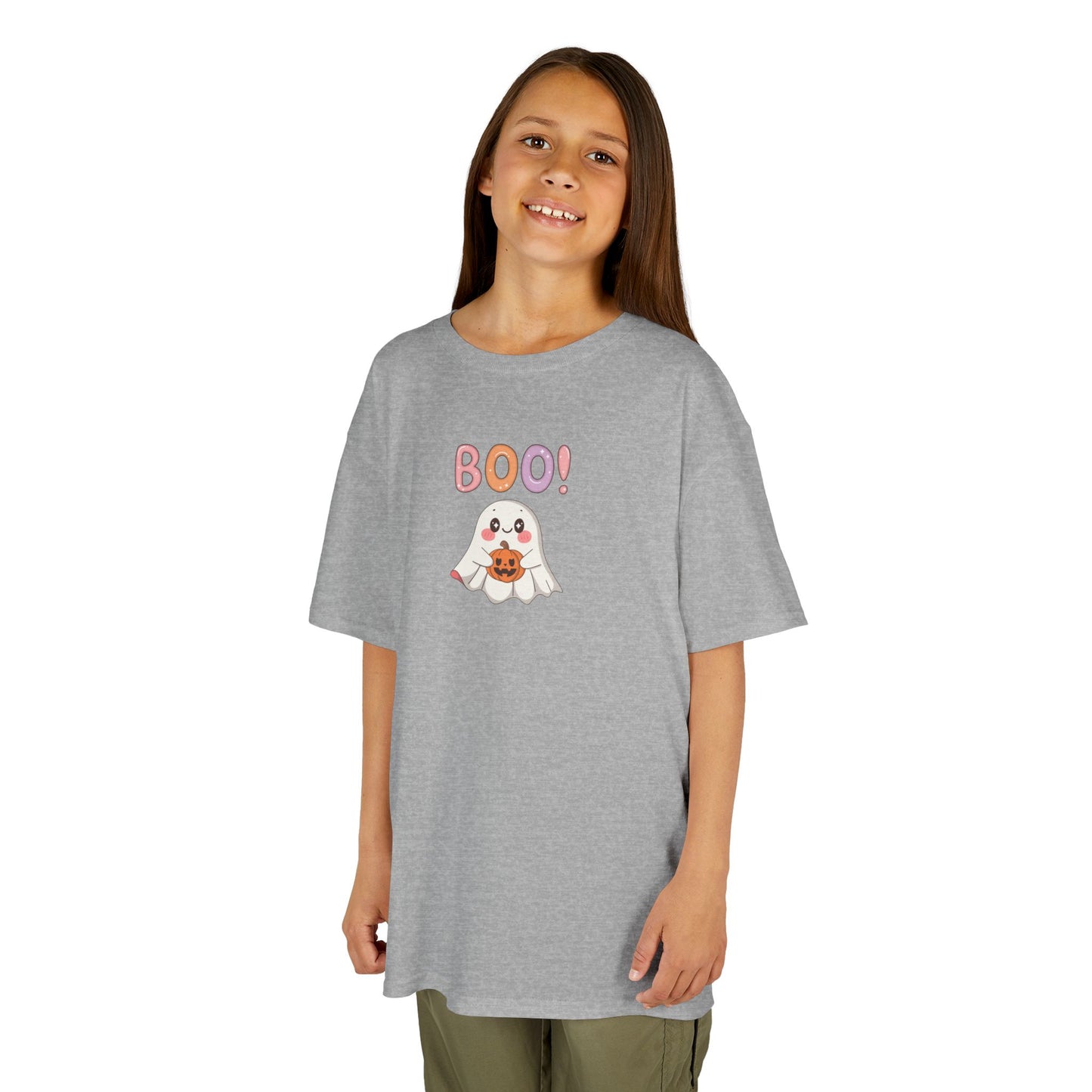 BOO Ghost Kids Halloween T-Shirt