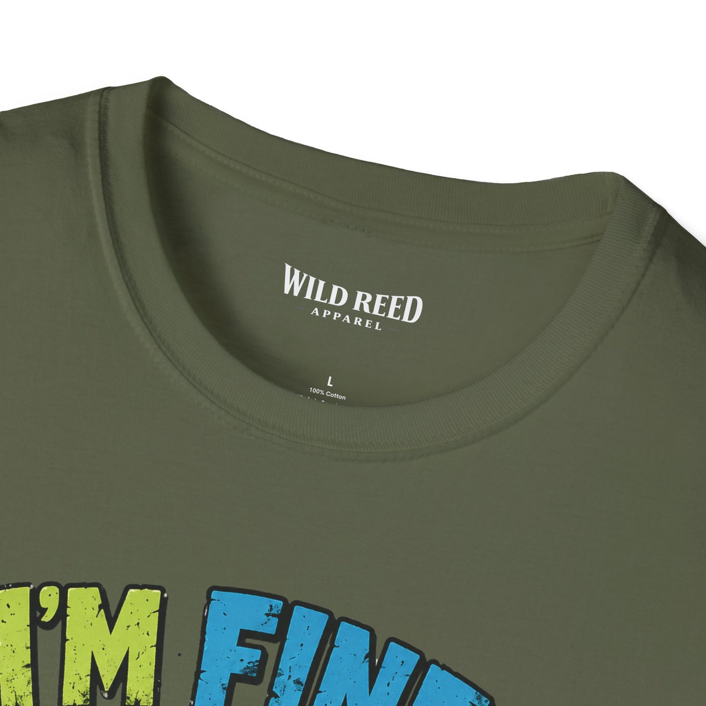 I’m Fine Really Funny Zombie Graphic Tee