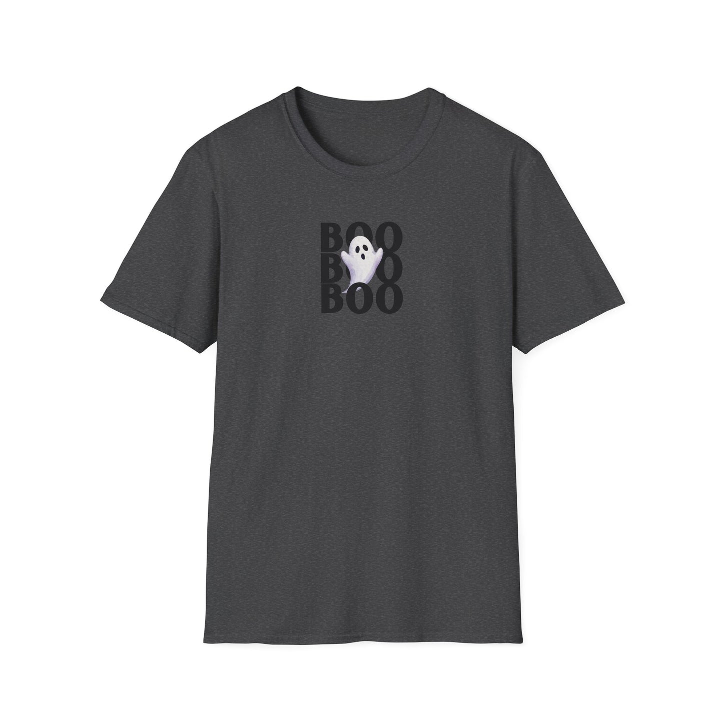 Boo Boo Boo Ghost Halloween T-Shirt | Cute Minimalist Spooky Tee