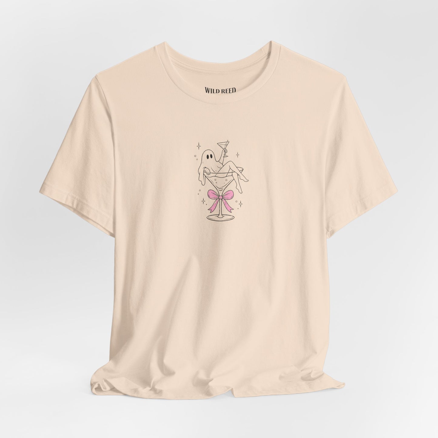 Martini Ghost T-Shirt – Cute Halloween Cocktail Graphic Tee