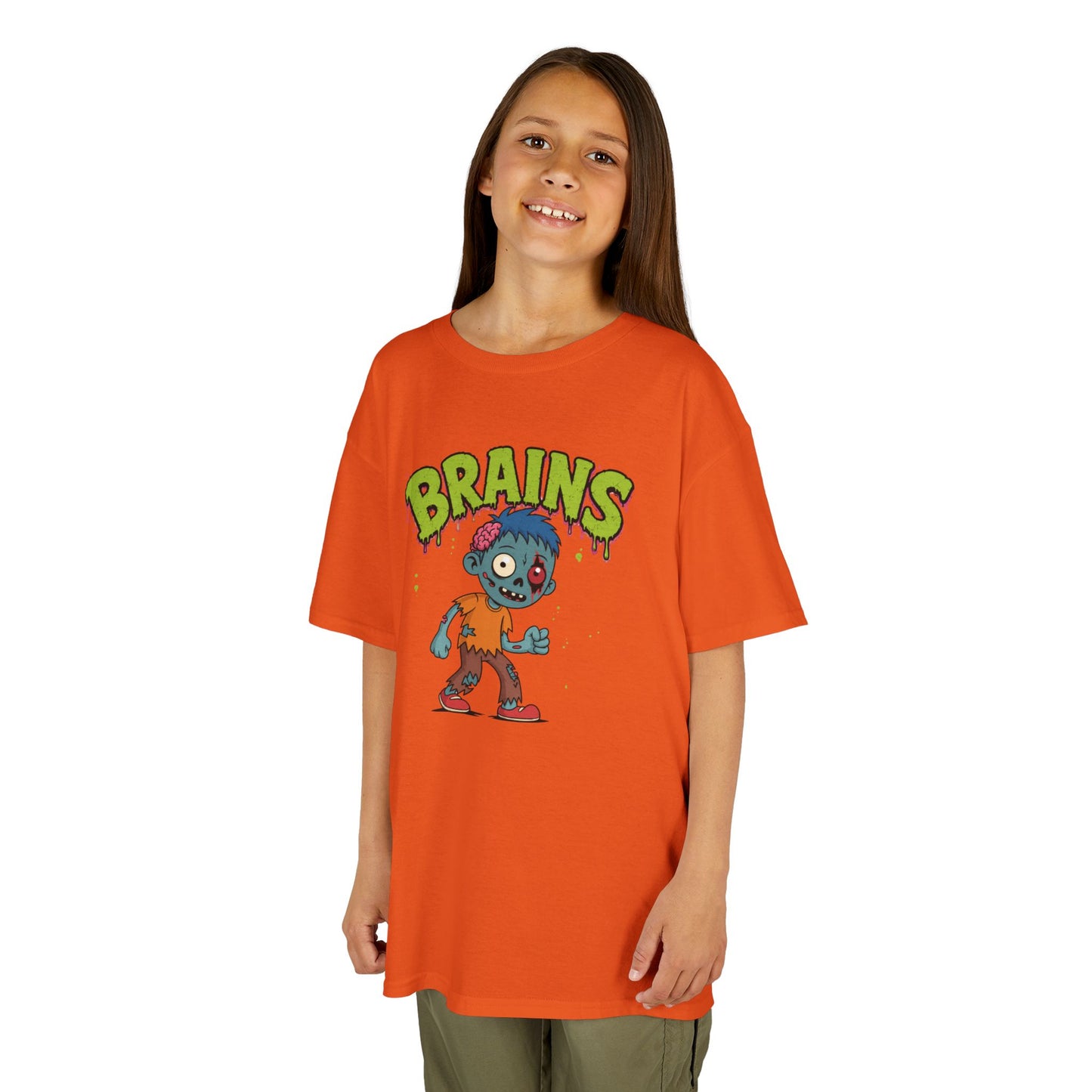 Brains Zombie Kids Halloween T-Shirt