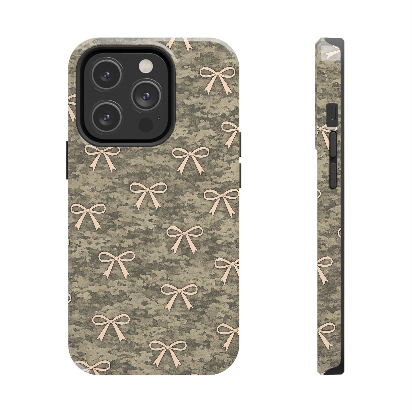 Camo Pink Bow Phone Case – Cute Western Aesthetic