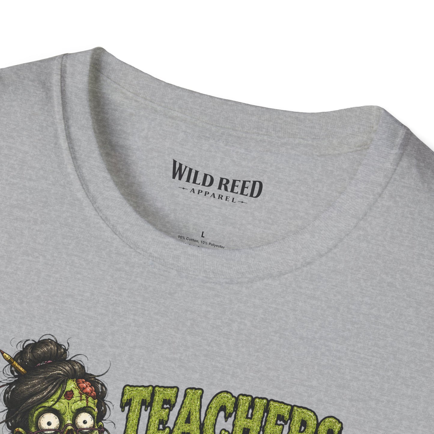 Teachers Love Brains Funny Zombie Teacher Graphic Tee