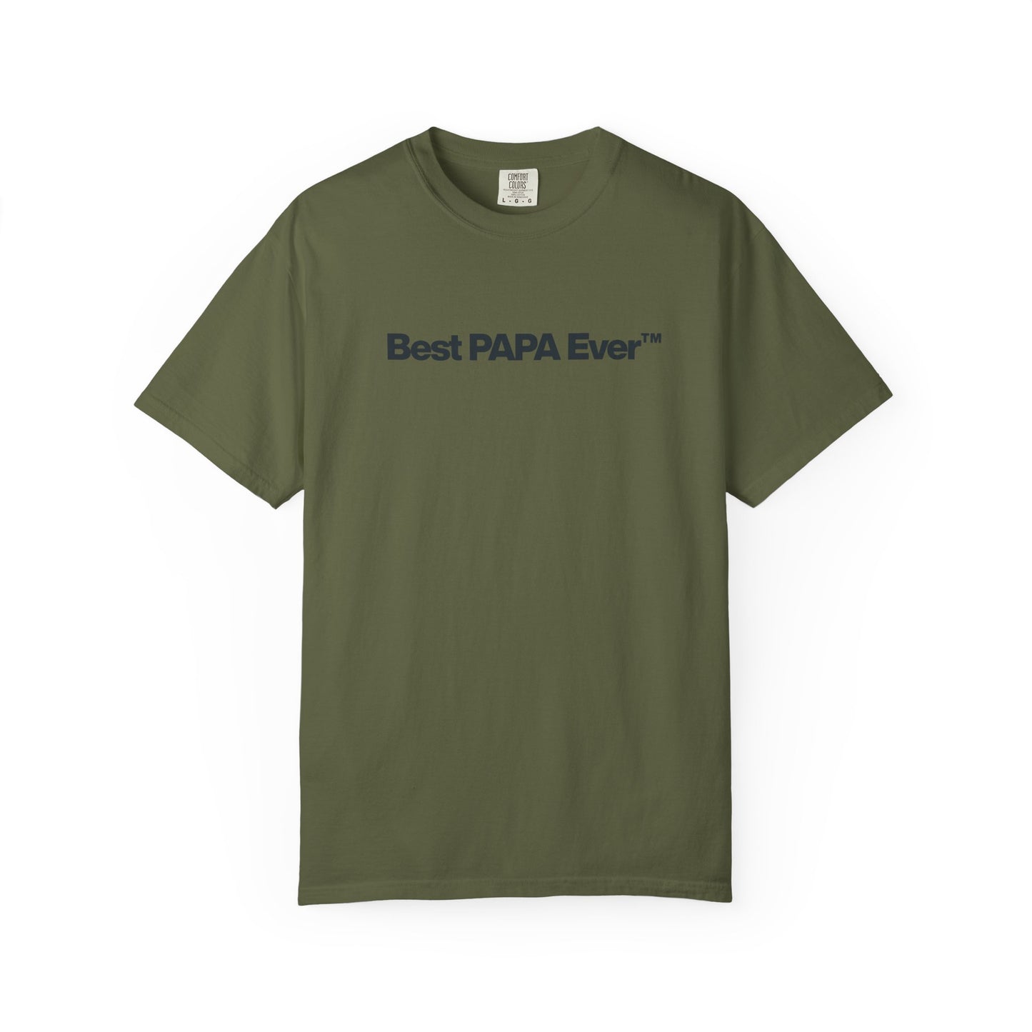 Best PAPA Ever™ Shirt, Father’s Day Graphic Tee, Minimal Dad Shirt, Grandpa Gift, Neutral Vintage Family Tee