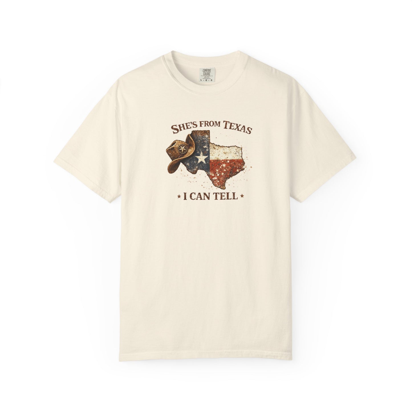 She’s From Texas I Can Tell Shirt | Vintage Texas Graphic Tee