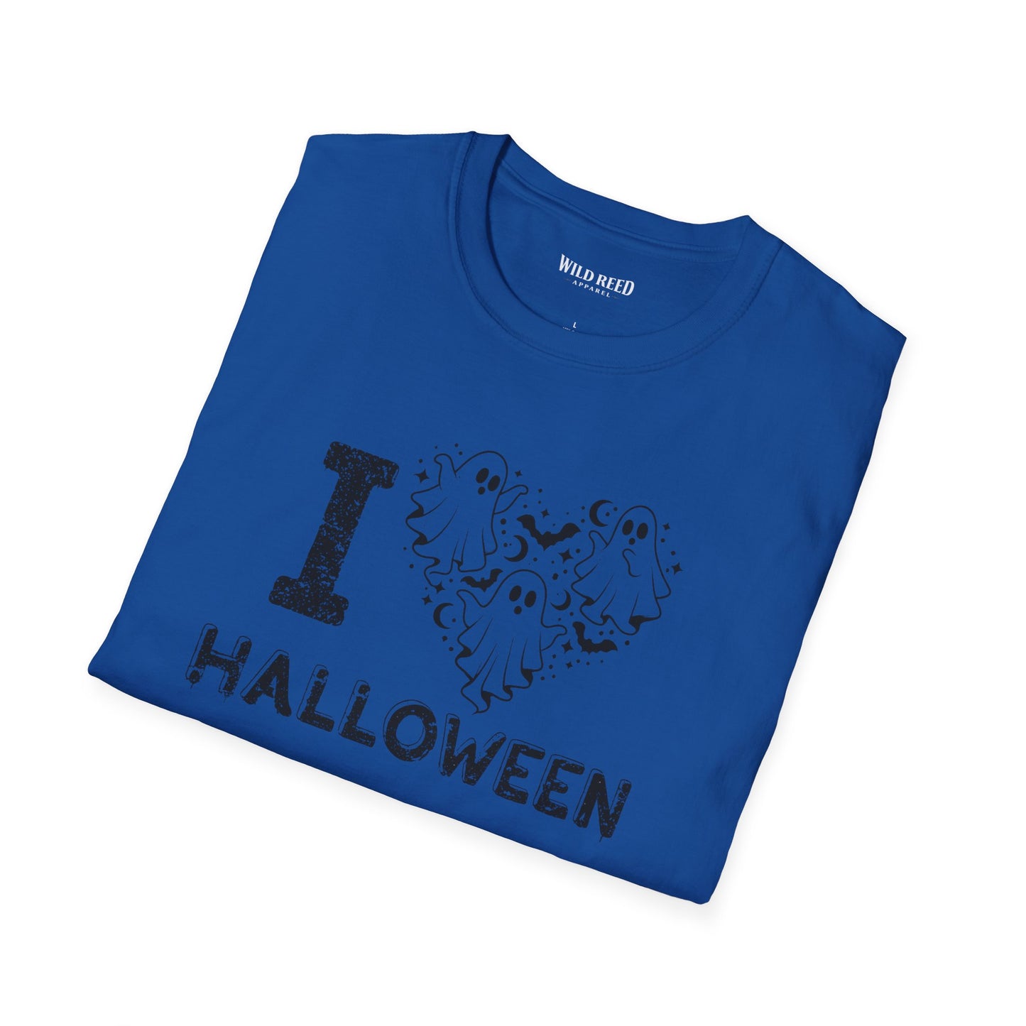 I Love Halloween Ghost Heart T-Shirt