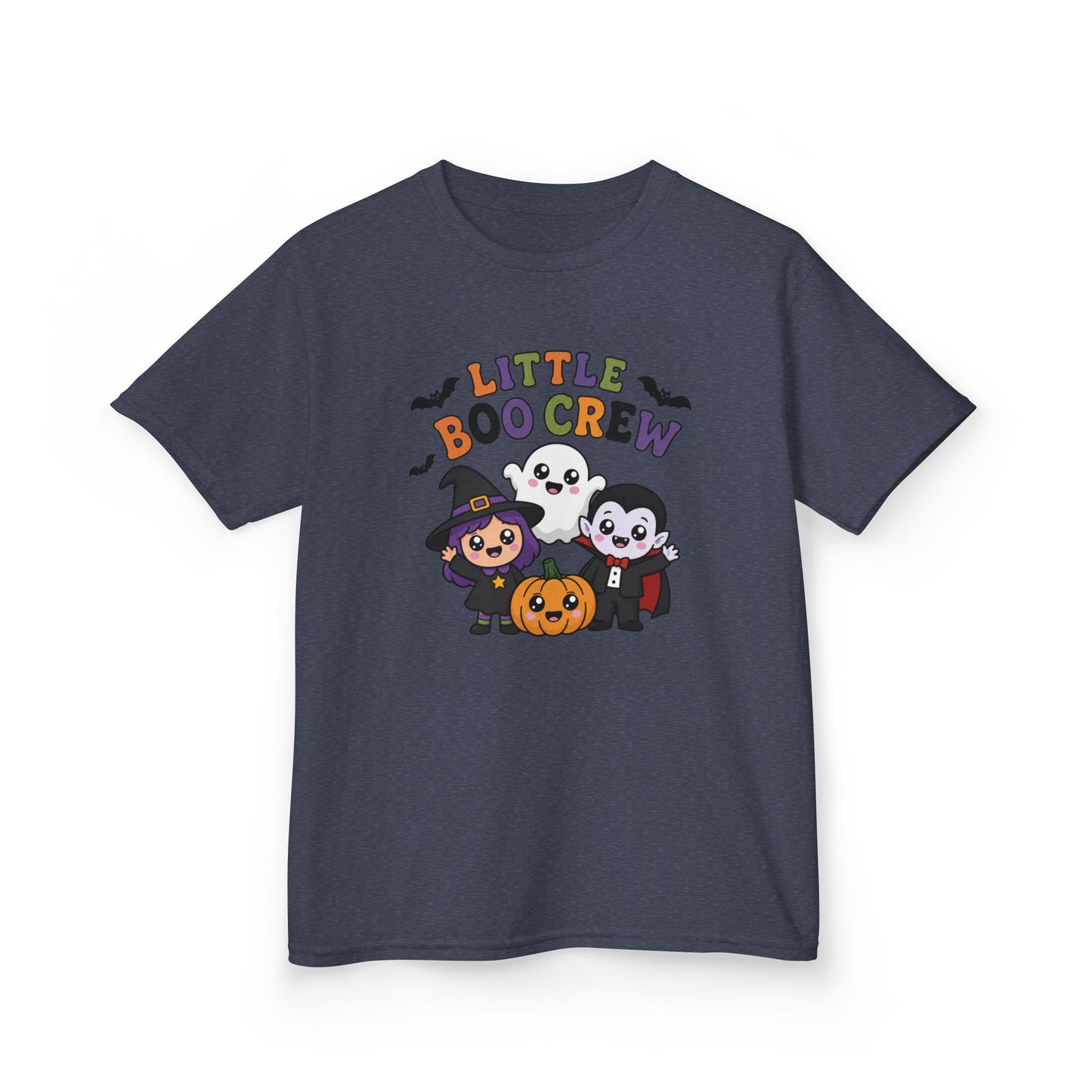 Little Boo Crew Kids T-Shirt | Cute Halloween Friends Youth Graphic Tee for Boys & Girls